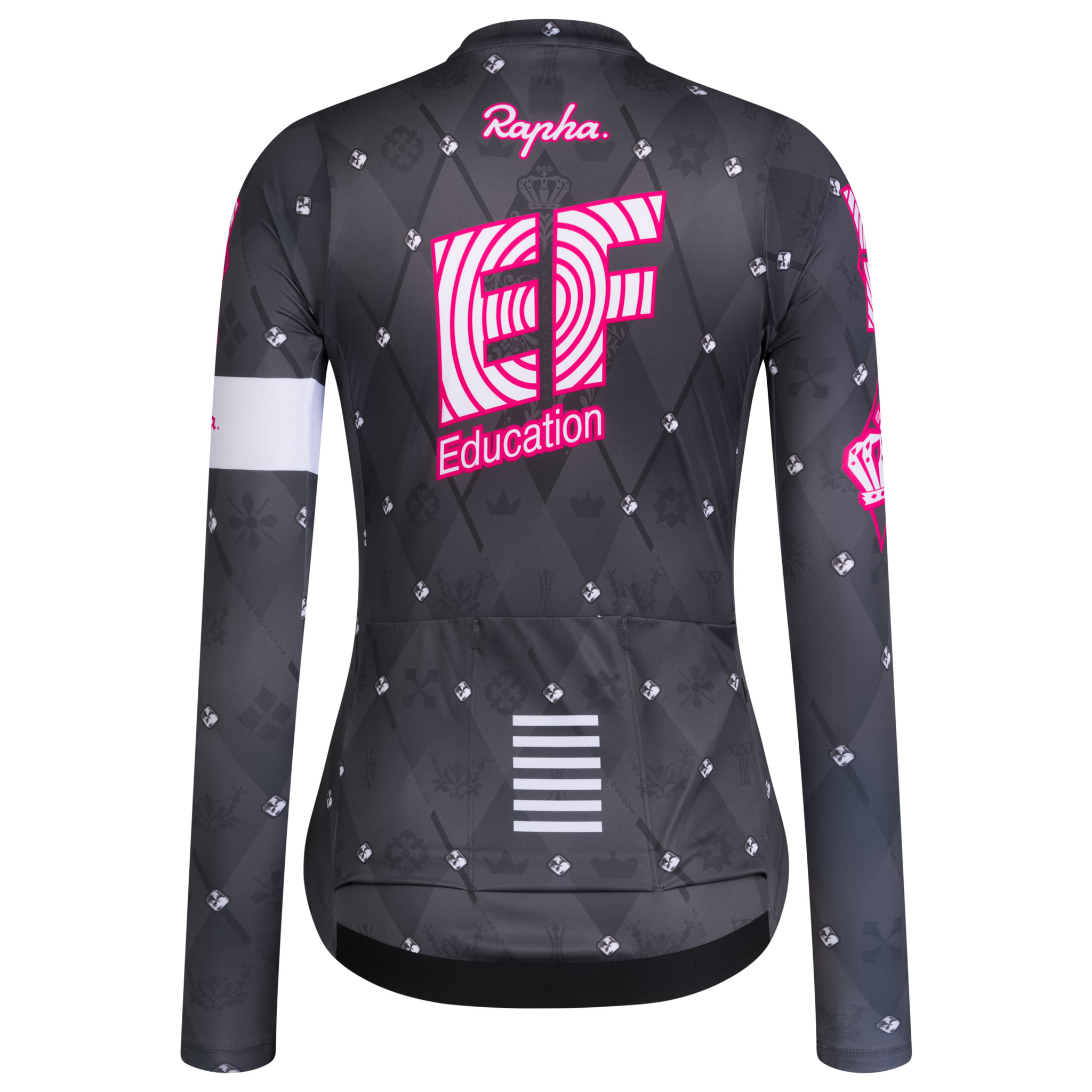 EF Women&apos;s Pro Team Long Sleeve Lightweight Jersey Multicolour