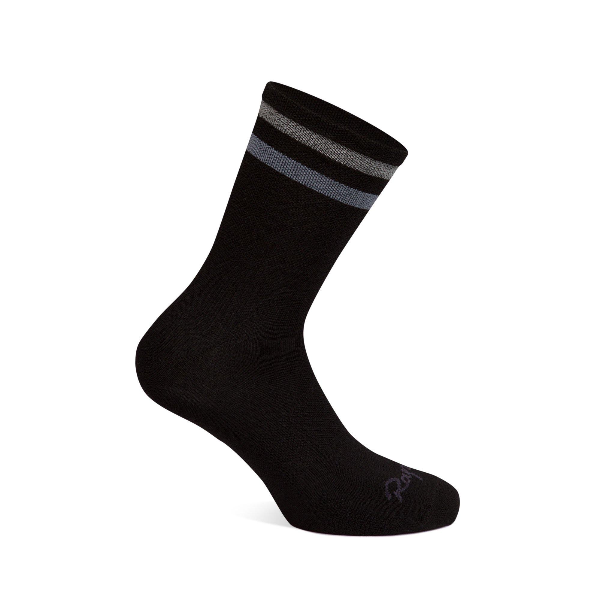 Reflective Brevet Socks - Regular Black