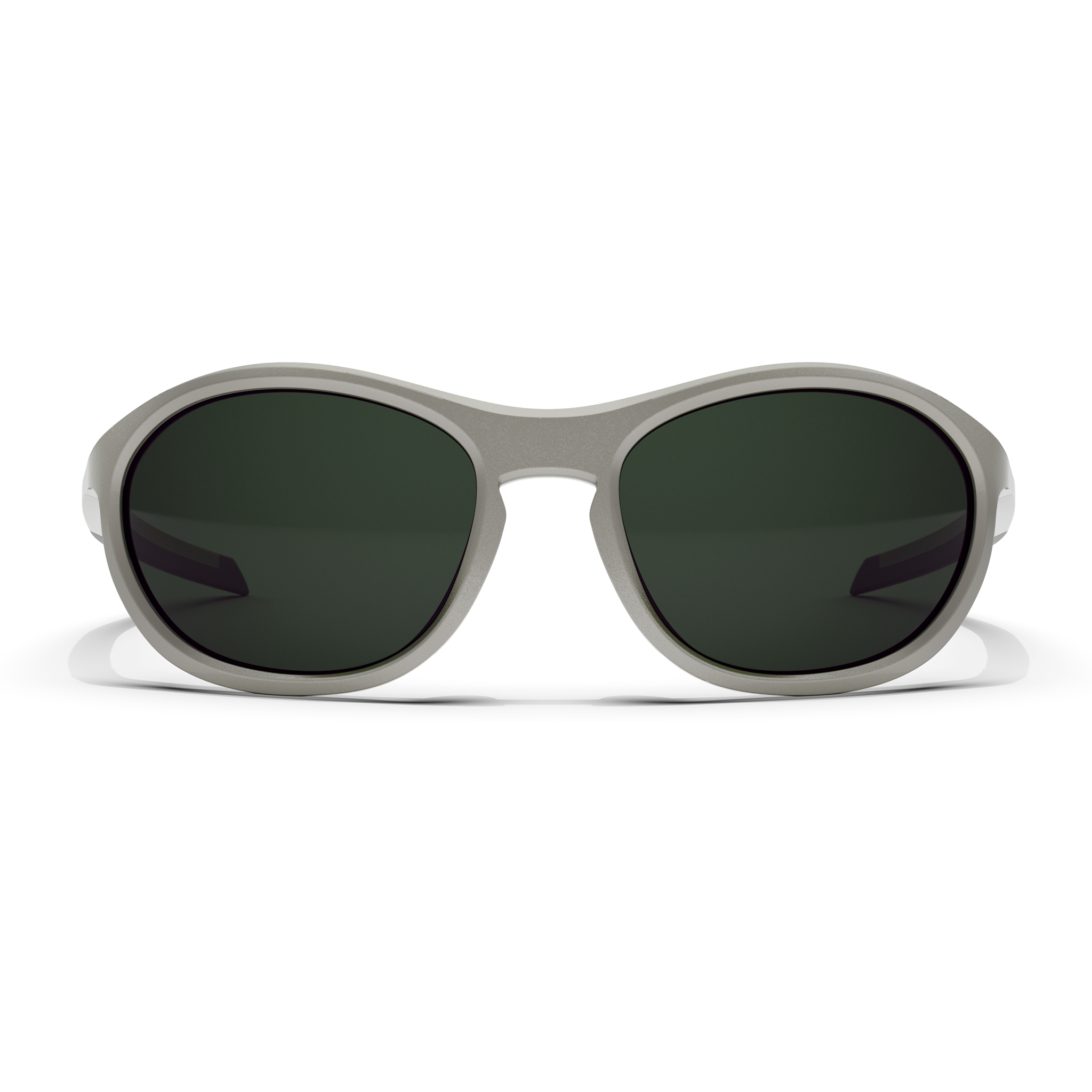 Dalton Glasses Silver Metallic / Green