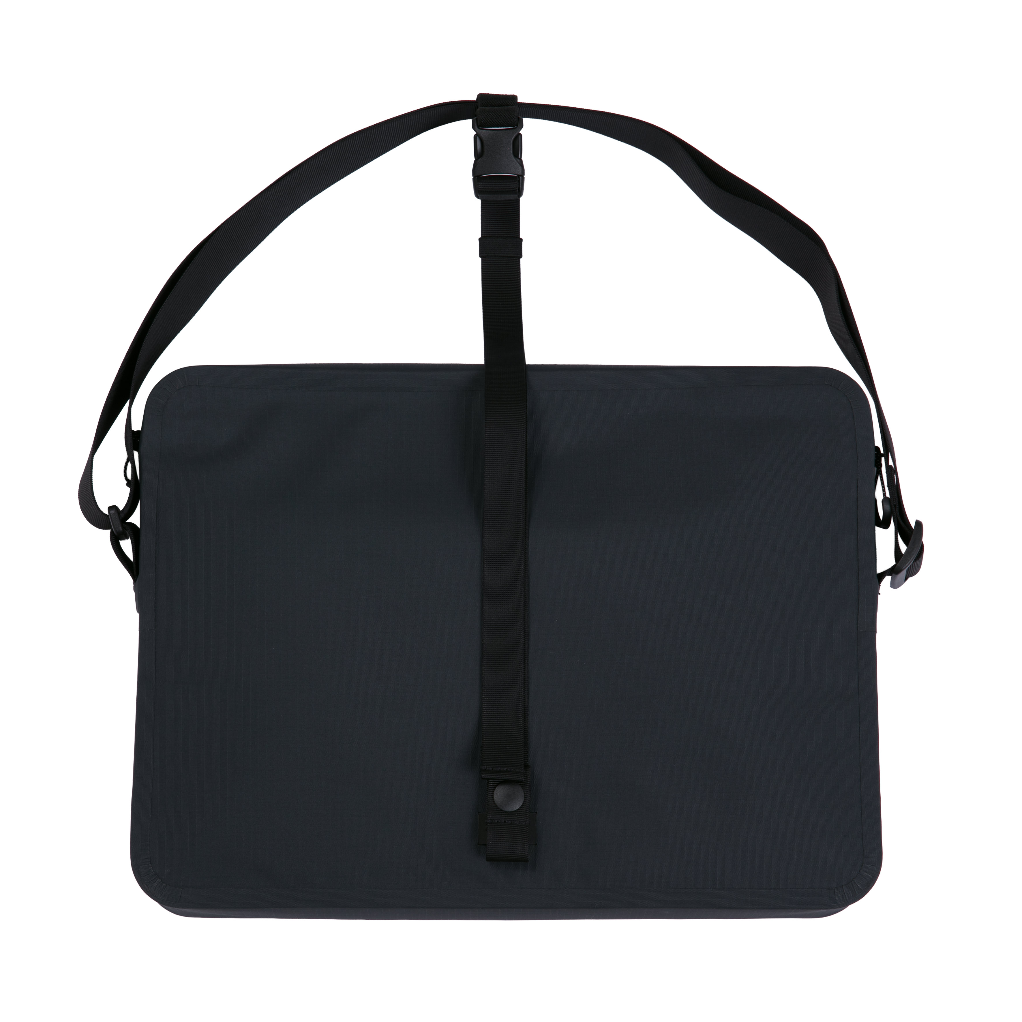 Welded Messenger Black Charcoal/Silver Reflective