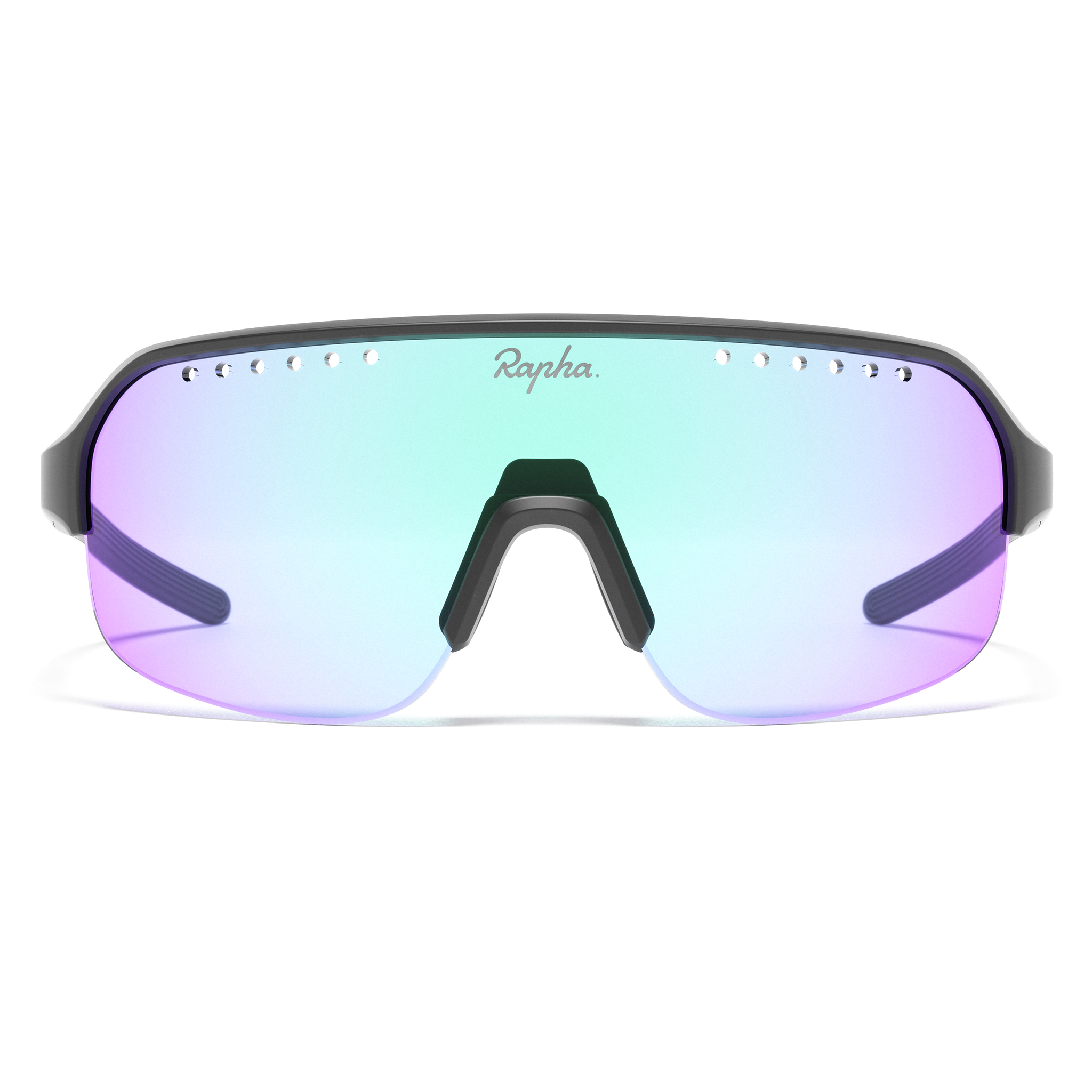 RALLAR Glasses Dark Navy/Purple Green Lens