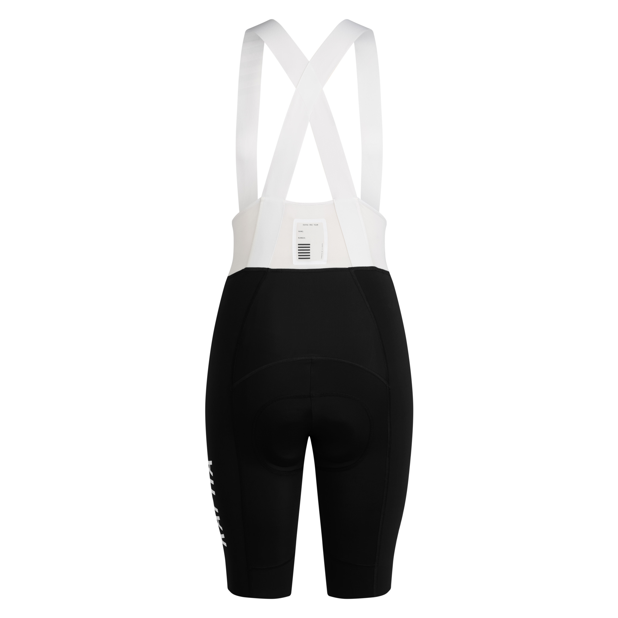 Women&apos;s Pro Team Bib Shorts III - Long Black/White