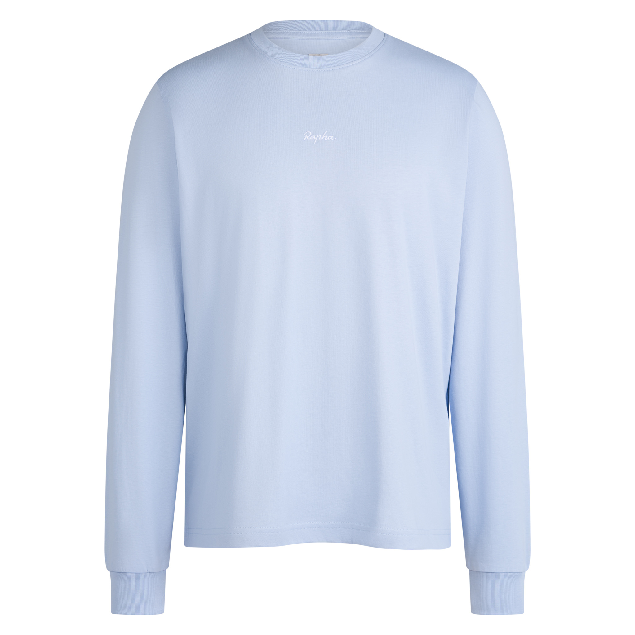 Men&apos;s Long sleeve cotton T-shirt II Arctic / White