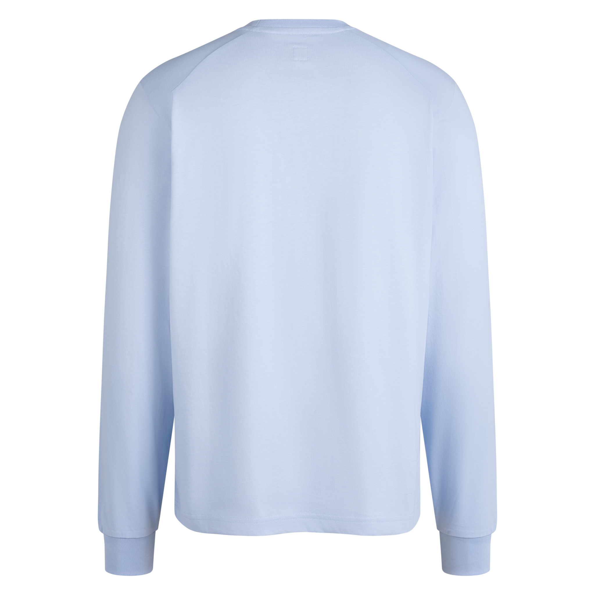 Men&apos;s Long sleeve cotton T-shirt II Arctic / White