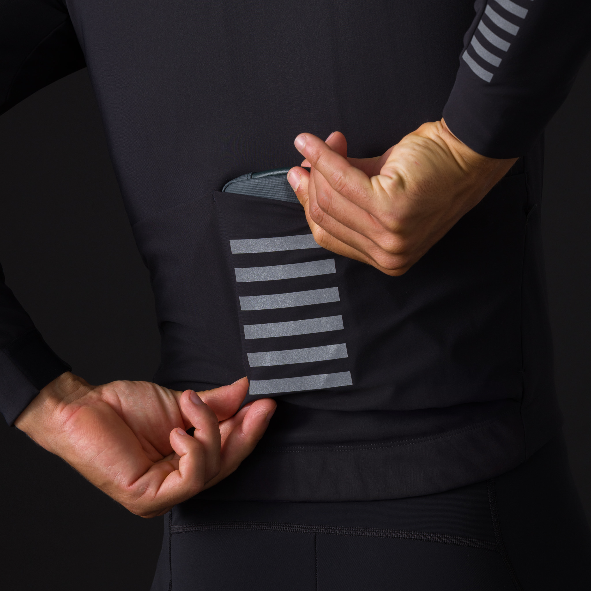 3656-Men-apos-s-Pro-Team-Shadow-Winter-Jacket-Black-Silver-Reflective-6.jpg Men's Pro Team Shadow Winter Jacket Black/Silver Reflective