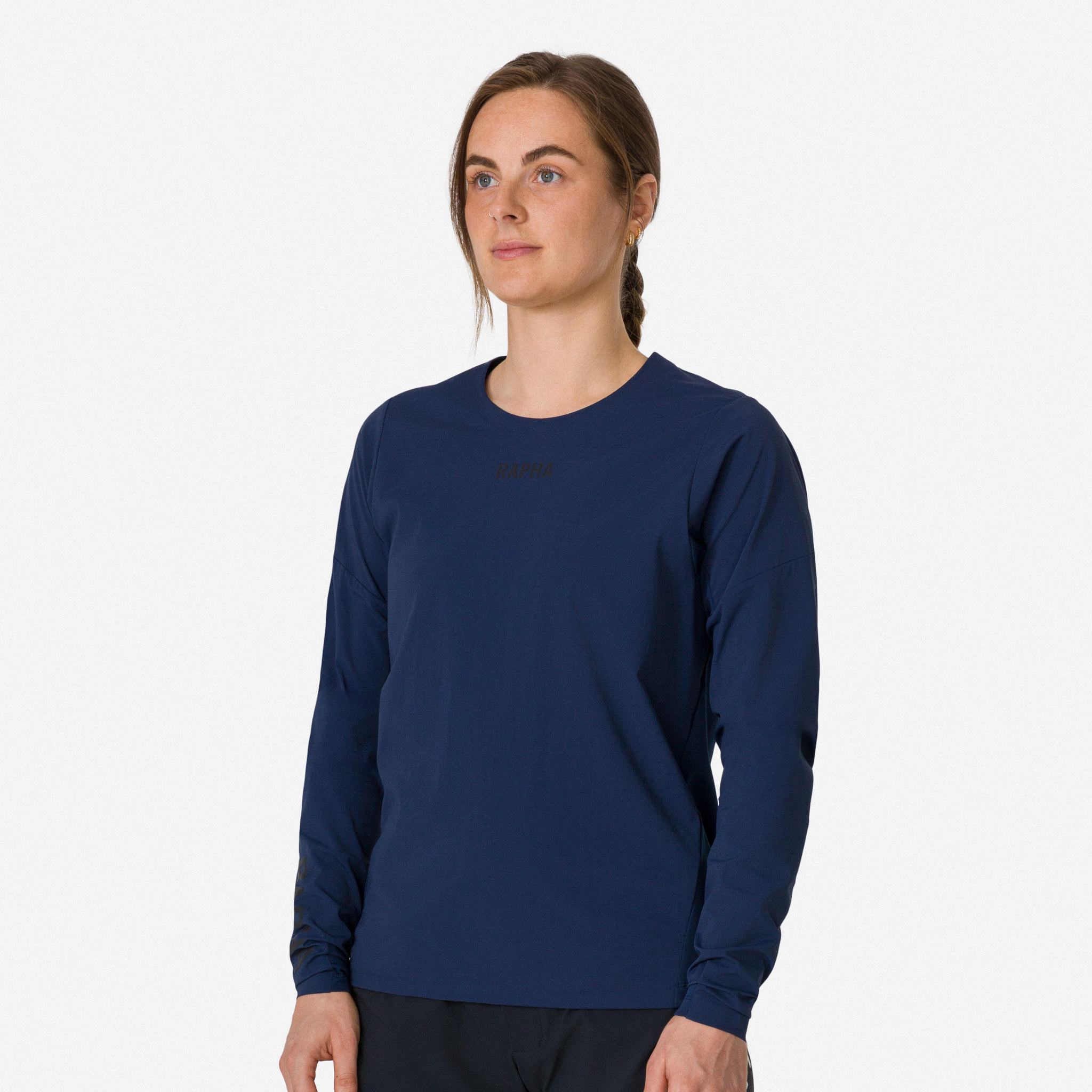 3765-Women-apos-s-Trail-Finale-Windblock-Jersey-Marine-Blue-Black-4.jpg Women's Trail Finale Windblock Jersey Marine Blue/Black