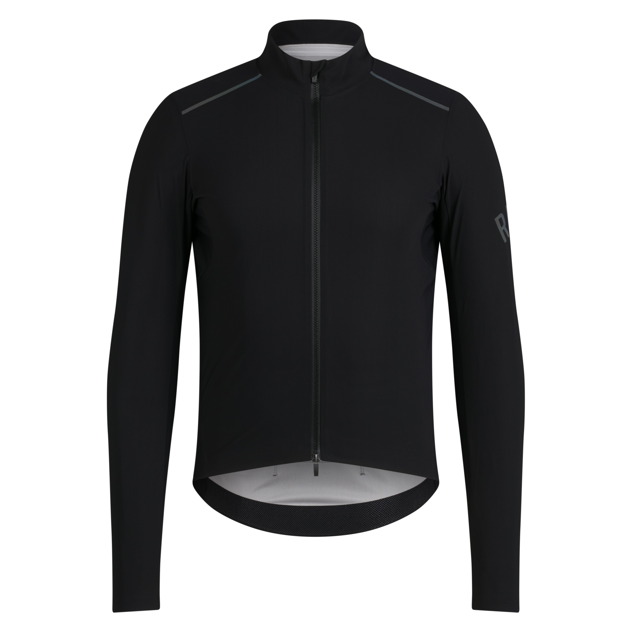 Men&apos;s Pro Team Long Sleeve Shadow Jersey Black/Rainbow Reflective