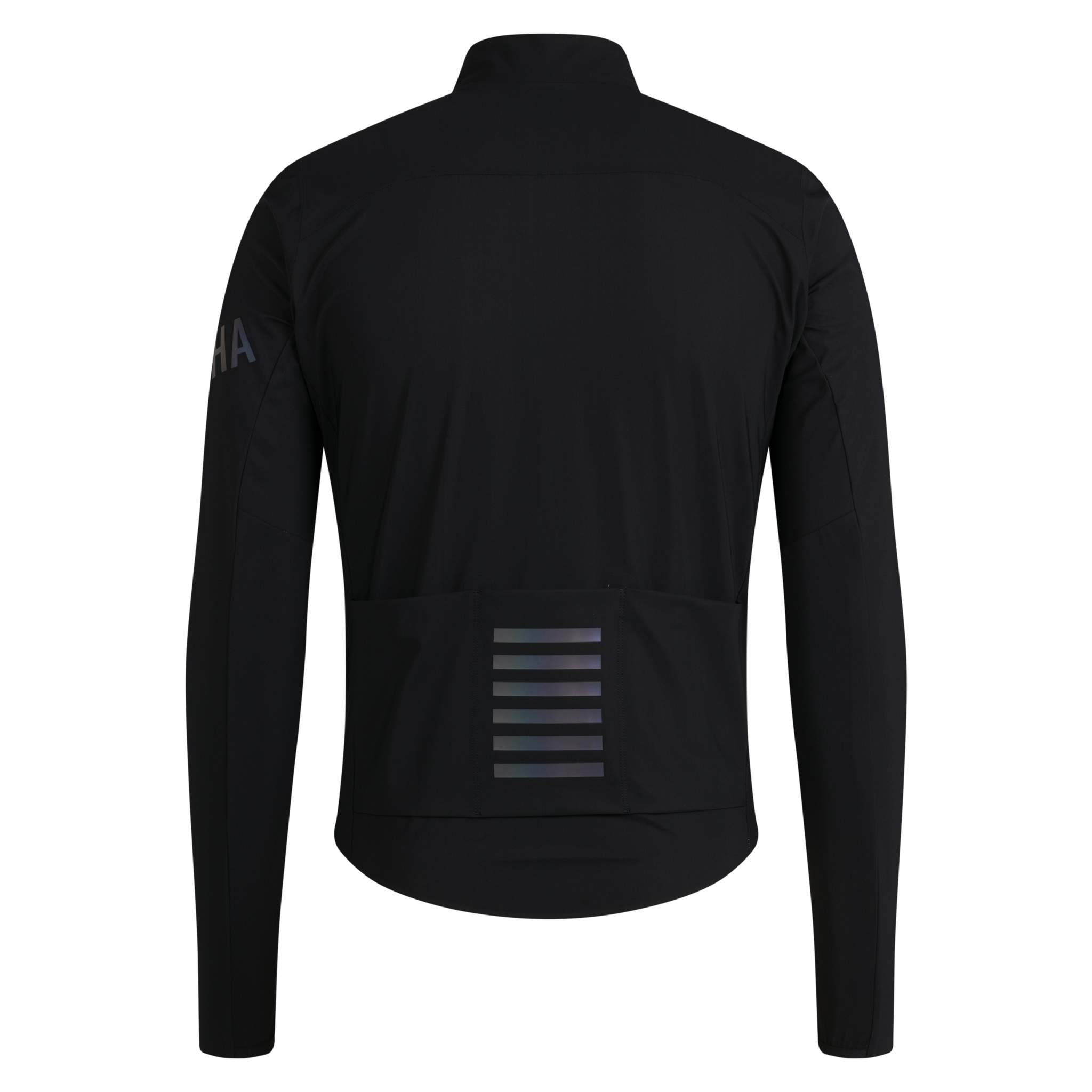 Men&apos;s Pro Team Long Sleeve Shadow Jersey Black/Rainbow Reflective