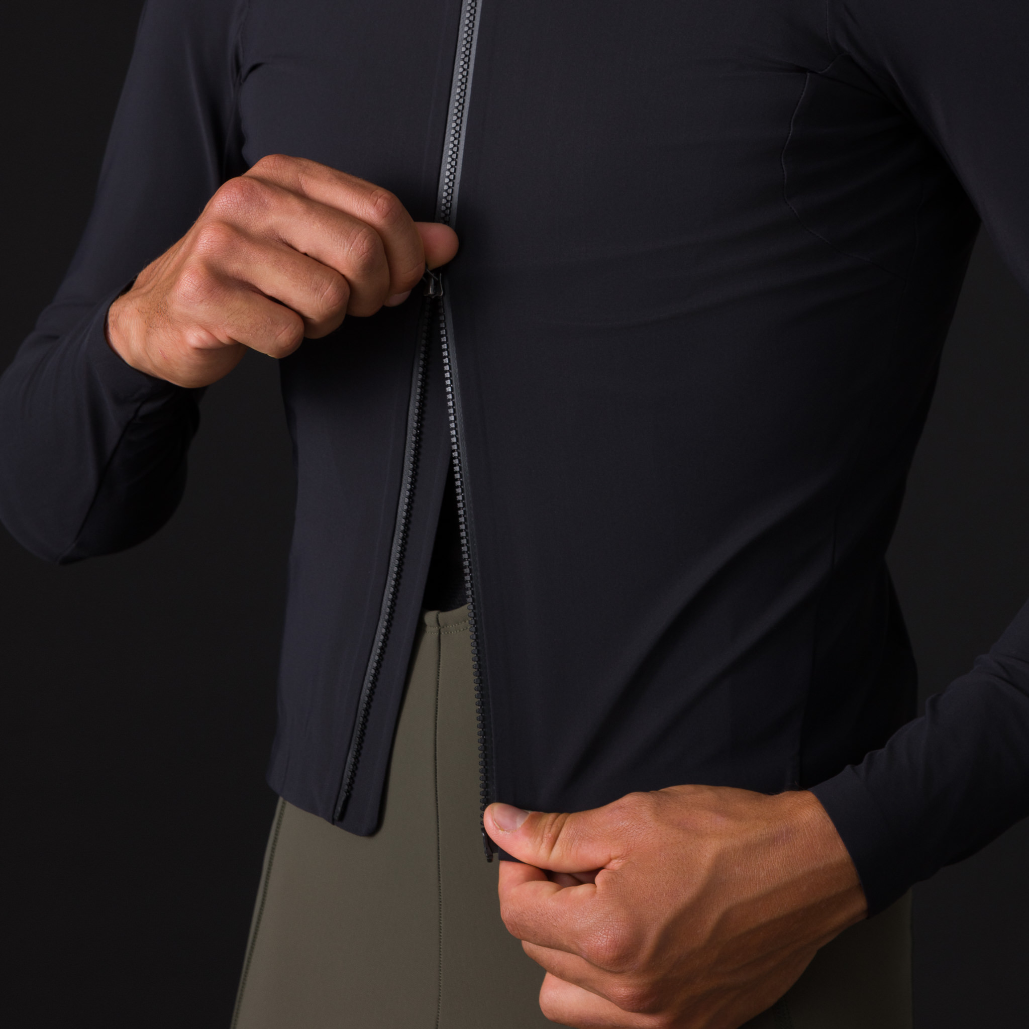 3793-Men-apos-s-Pro-Team-Long-Sleeve-Shadow-Jersey-Black-Rainbow-Reflective-5.jpg Men's Pro Team Long Sleeve Shadow Jersey Black/Rainbow Reflective