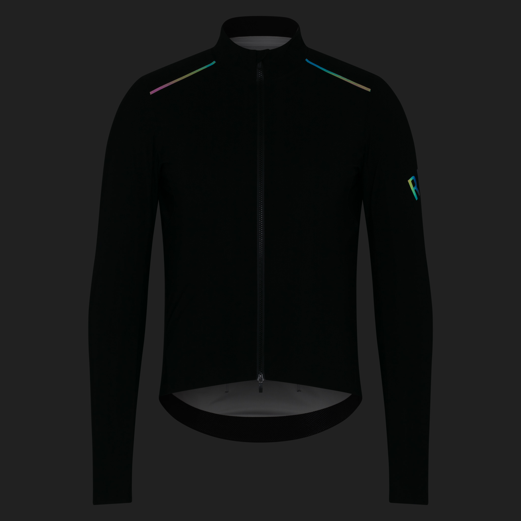 3793-Men-apos-s-Pro-Team-Long-Sleeve-Shadow-Jersey-Black-Rainbow-Reflective-7.jpg Men's Pro Team Long Sleeve Shadow Jersey Black/Rainbow Reflective