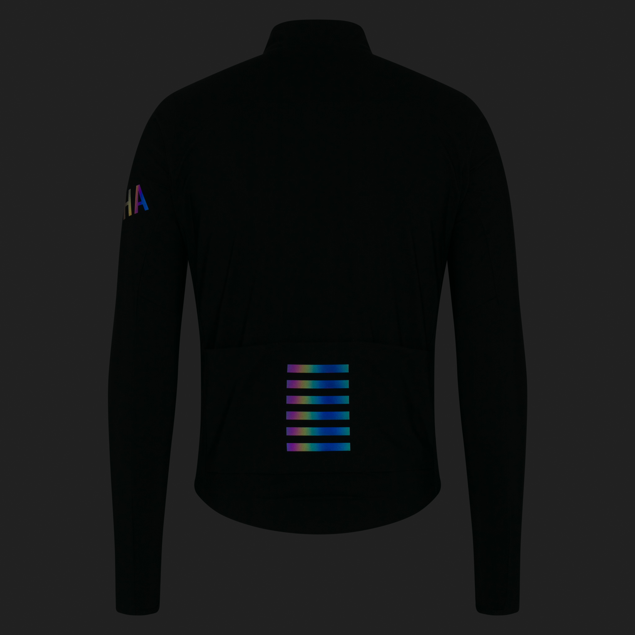 3793-Men-apos-s-Pro-Team-Long-Sleeve-Shadow-Jersey-Black-Rainbow-Reflective-8.jpg Men's Pro Team Long Sleeve Shadow Jersey Black/Rainbow Reflective