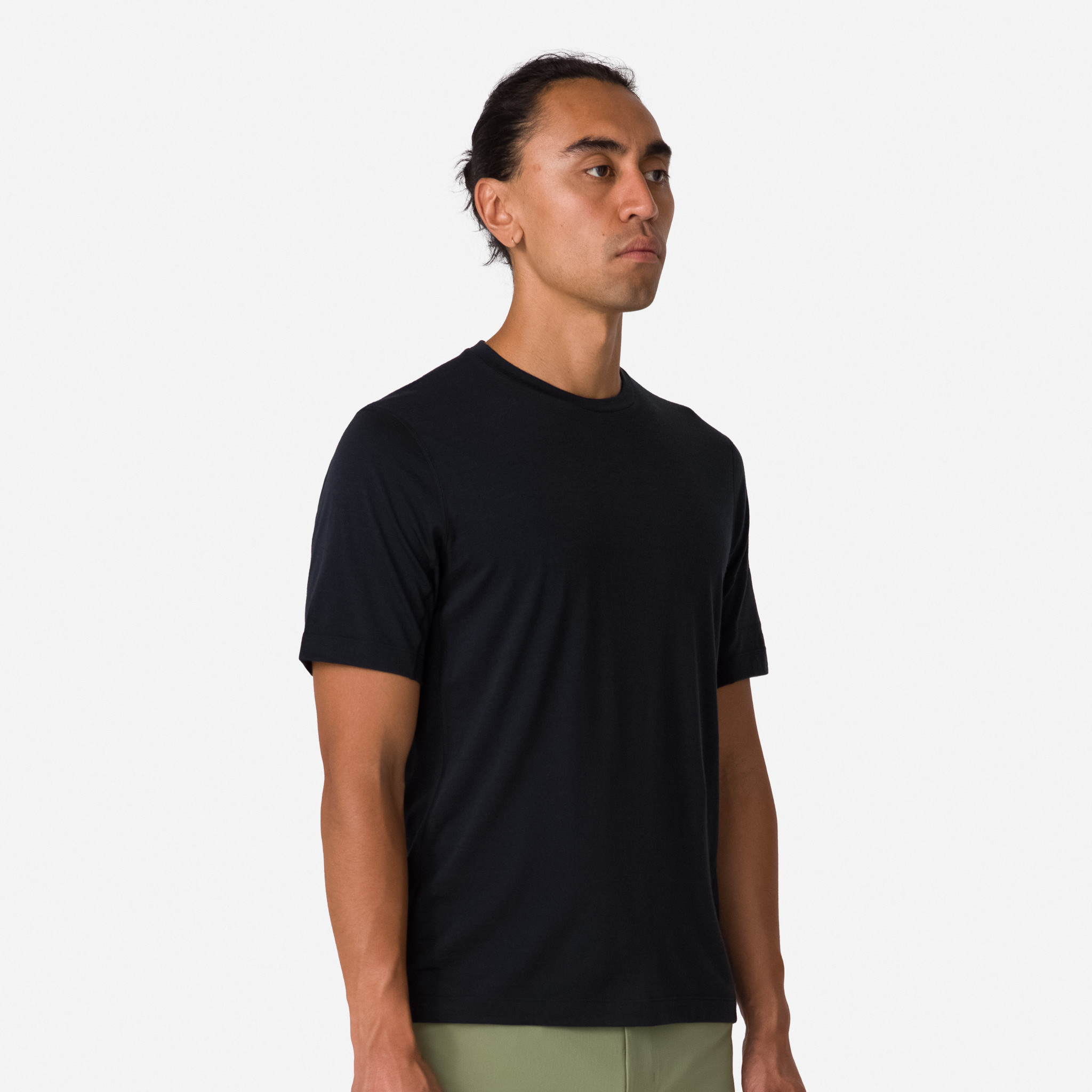 384-Men-apos-s-Merino-T-Shirt-Black-Black-4.jpg Men's Merino T-Shirt Black/Black