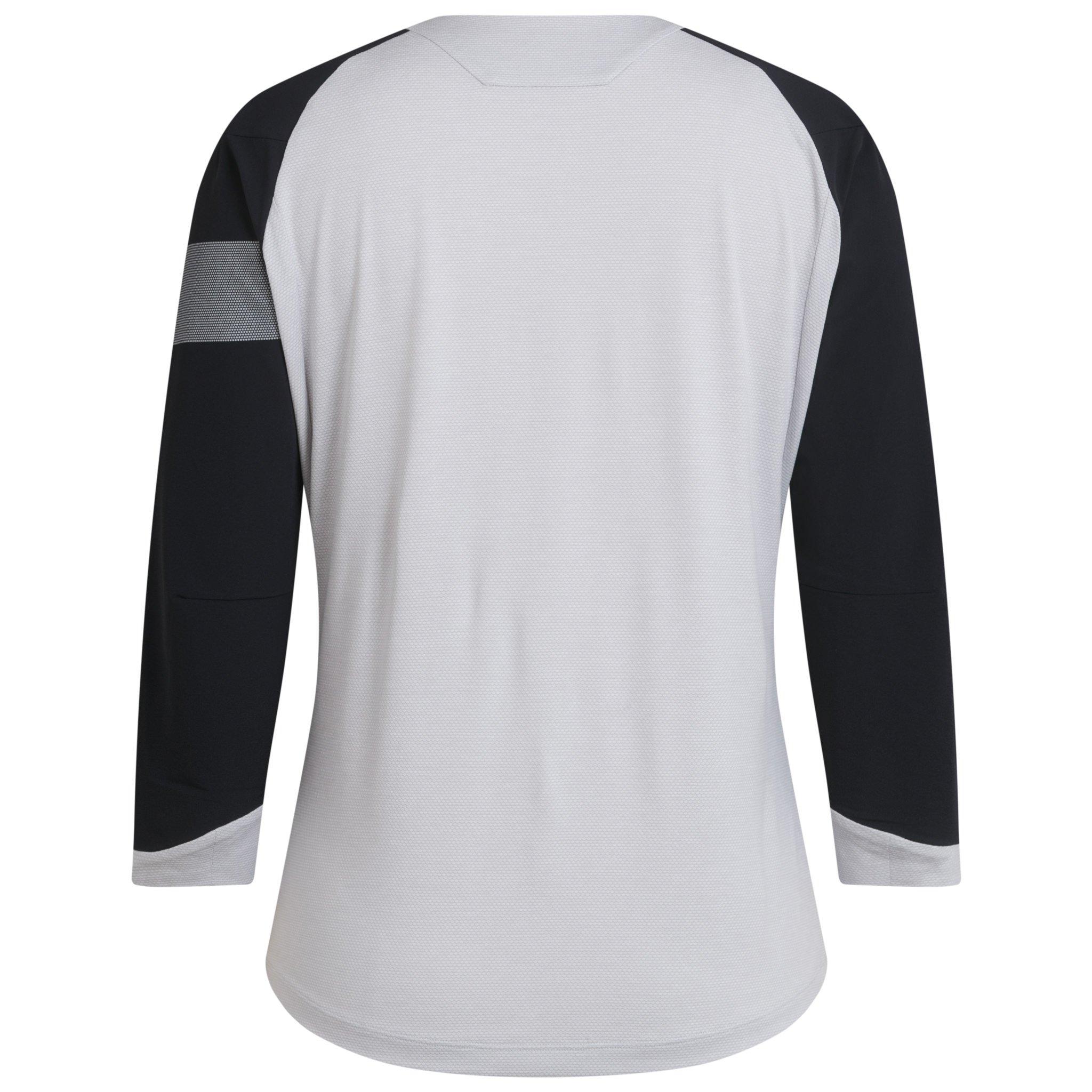 Women&apos;s Trail 3/4 Sleeve Jersey Light Grey/Black