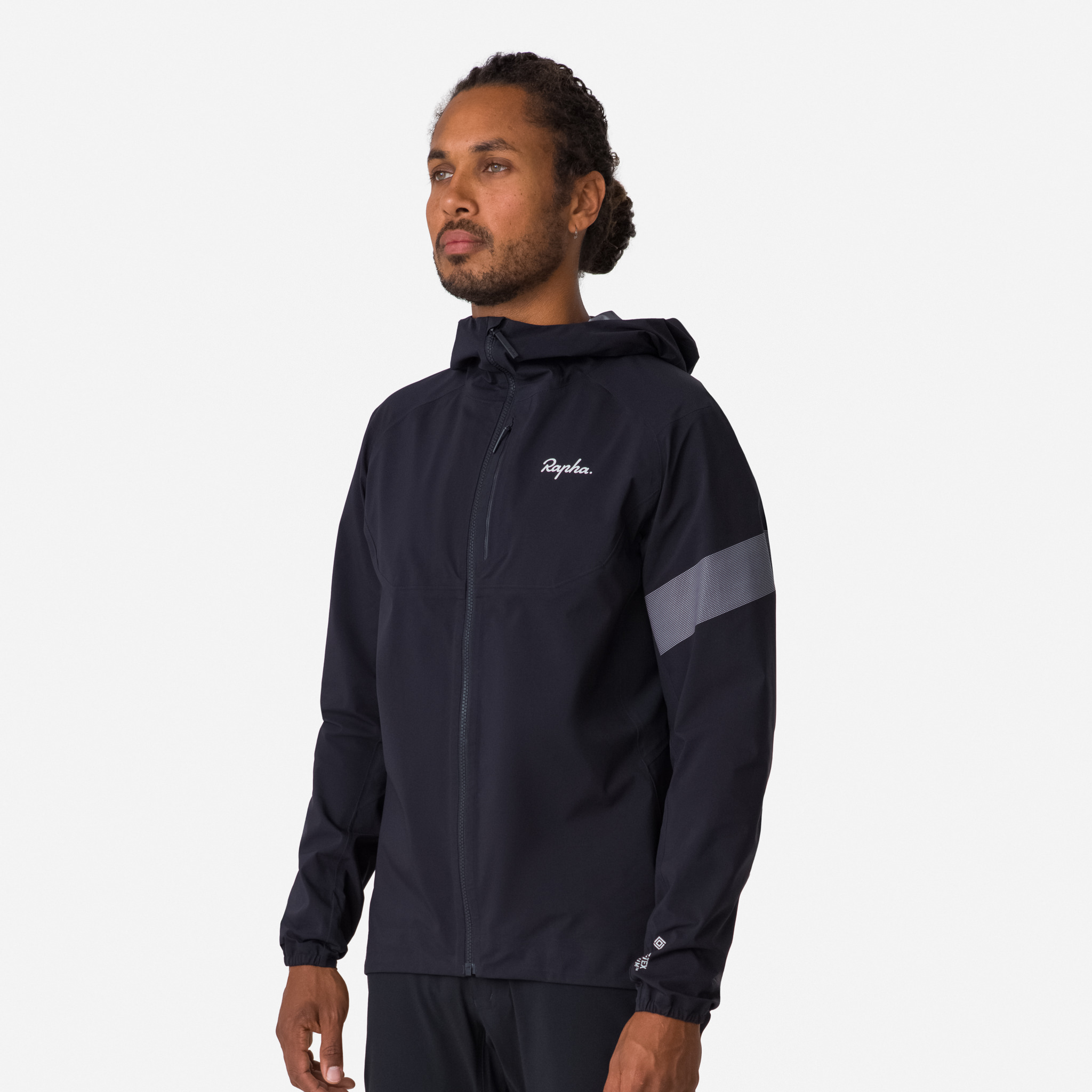 3961-Men-apos-s-Trail-GORE-TEX-Infinium-Jacket-Black-Light-Grey-4.jpg Men's Trail GORE-TEX Infinium Jacket Black/Light Grey