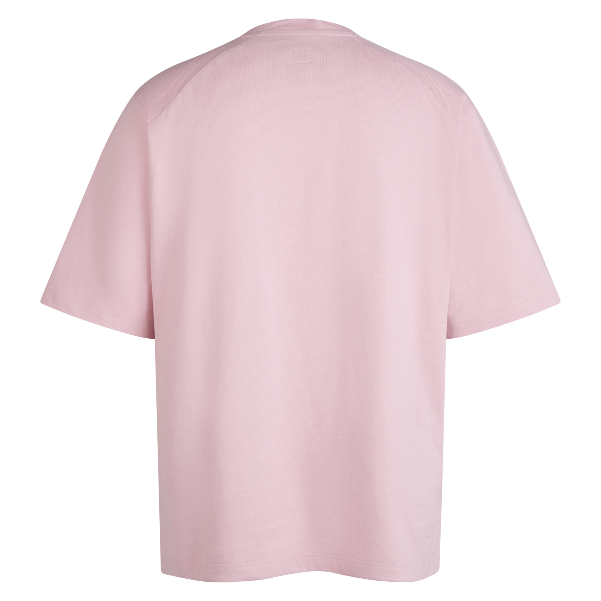 Men's Cotton Relaxed T-shirt Blush Pink / White