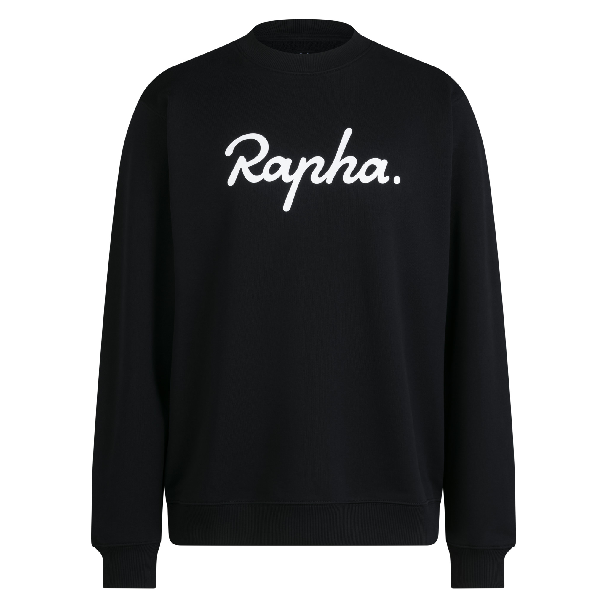 Men&apos;s Cotton Sweatshirt - Large Logo II Black / White