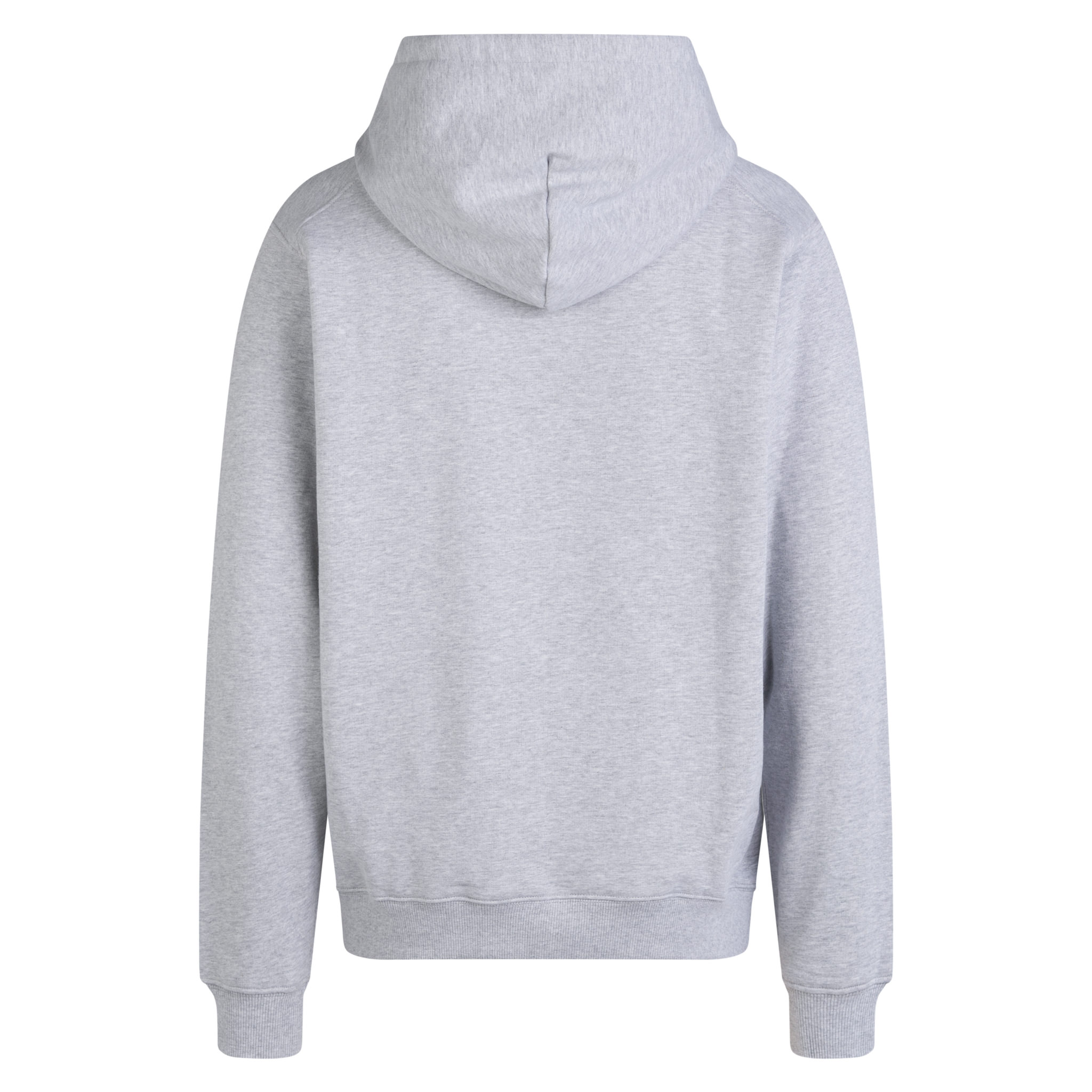 Men&apos;s Cotton Hoodie - Large Logo II Grey/White