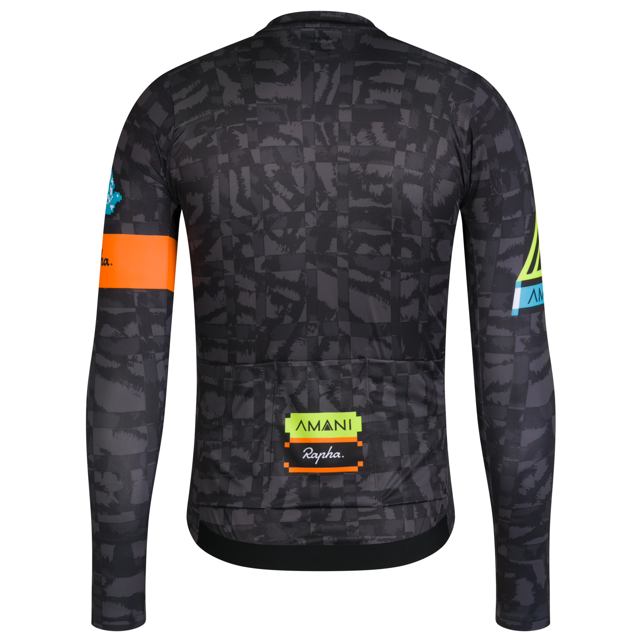 Amani Men&apos;s Pro Team Long Sleeve Lightweight Jersey Multicolour