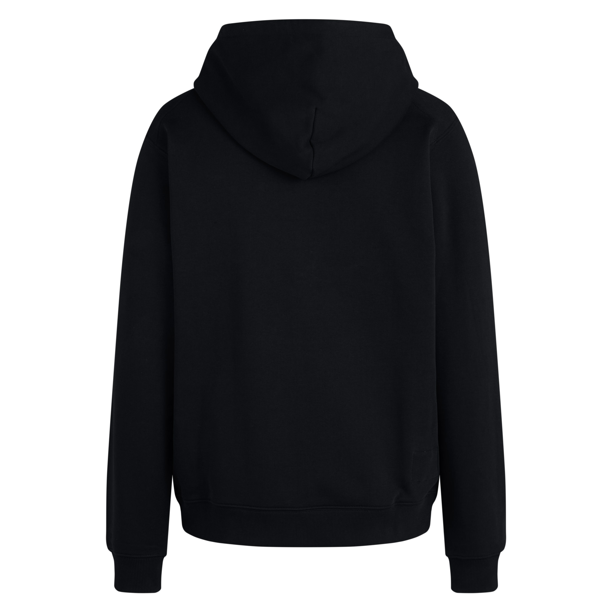 Men&apos;s Cotton Zip Hoodie Black / White