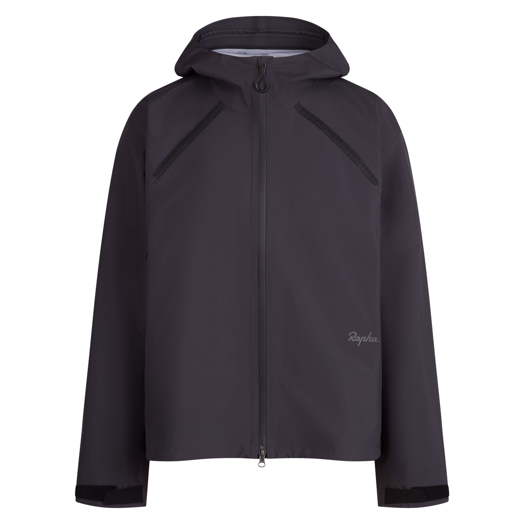 Men&apos;s Rain Jacket Black/Carbon Grey