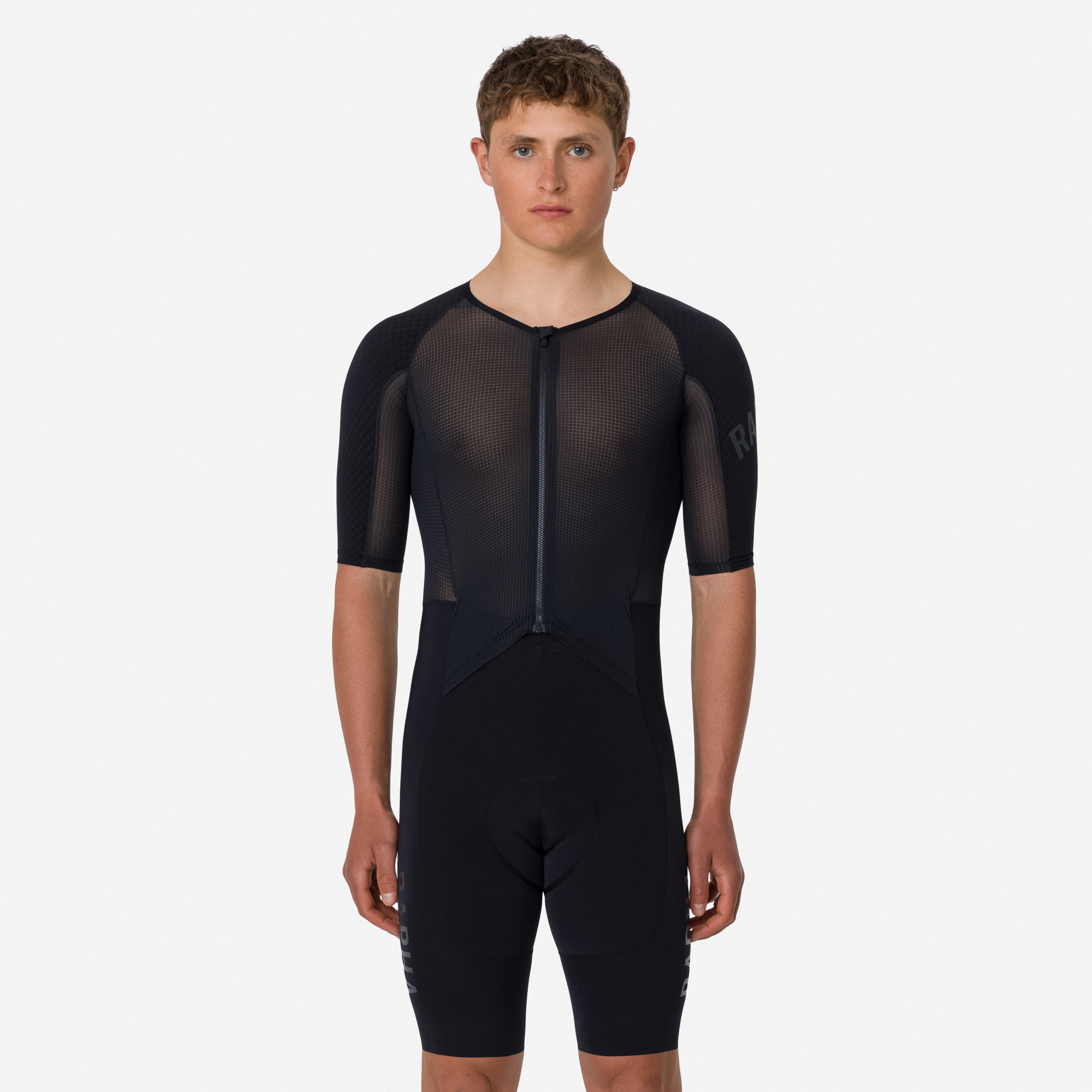 4479-Men-apos-s-Pro-Team-Summer-Roadsuit-Black-Grey-5.jpg Men's Pro Team Summer Roadsuit Black/Grey