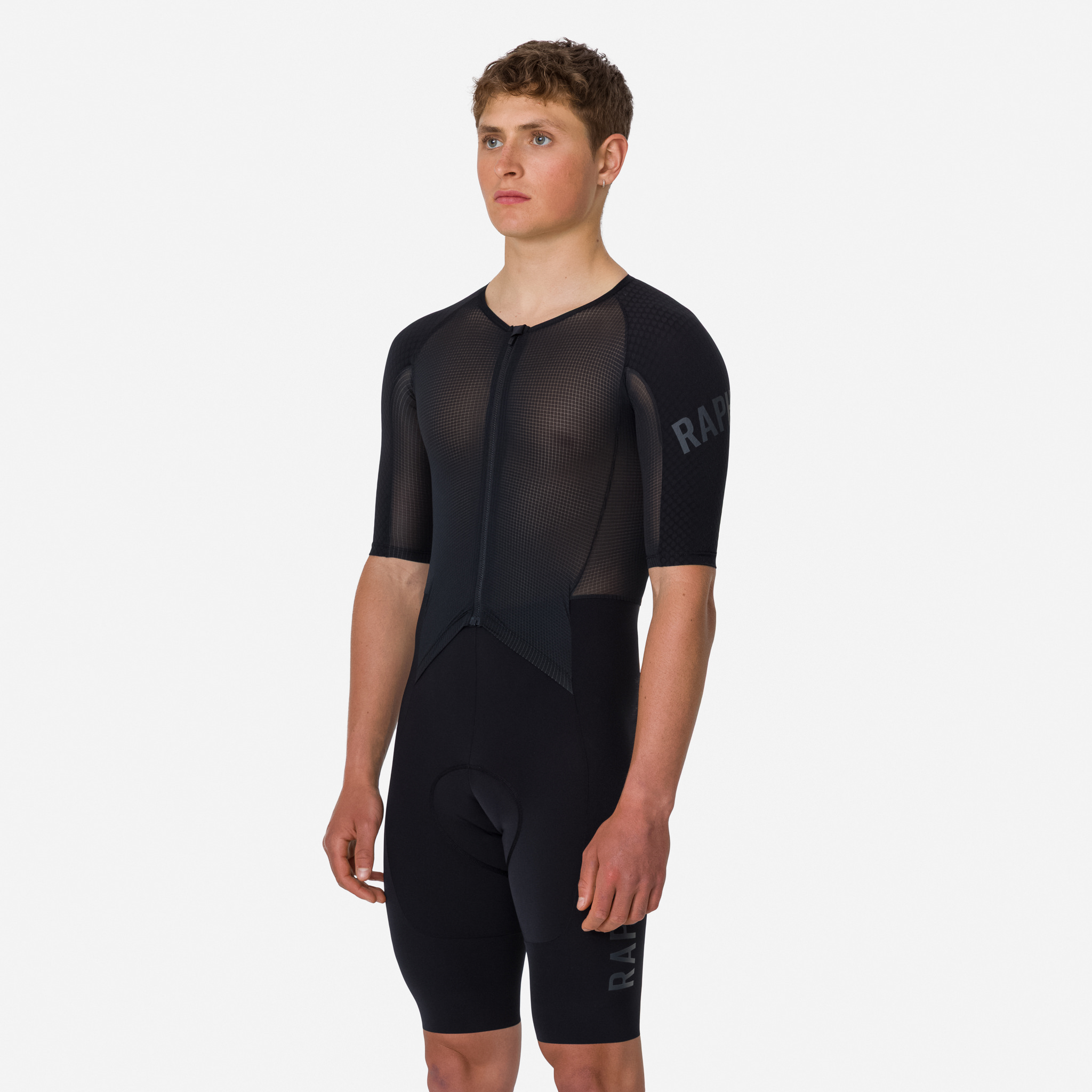 4479-Men-apos-s-Pro-Team-Summer-Roadsuit-Black-Grey-6.jpg Men's Pro Team Summer Roadsuit Black/Grey