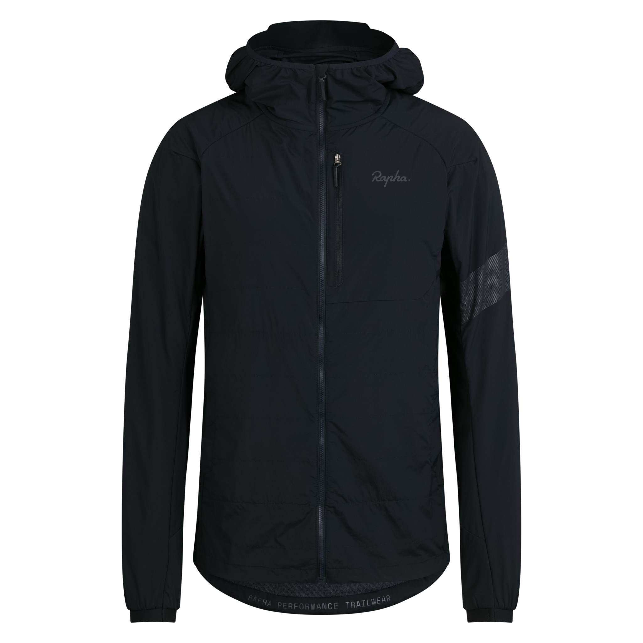 Men&apos;s Trail Lightweight Jacket Black/Grey