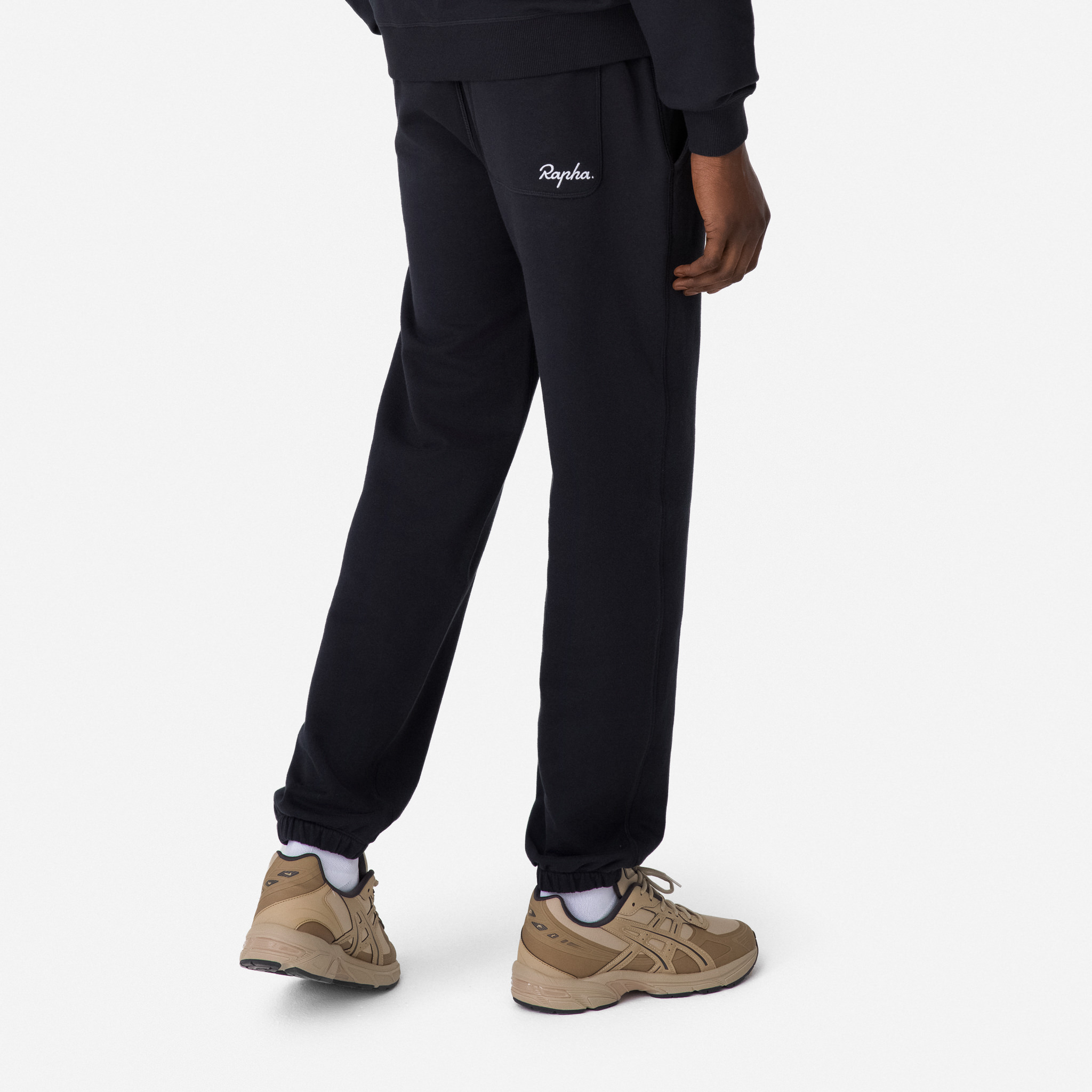 Men&apos;s Cotton Sweatpant Black/White