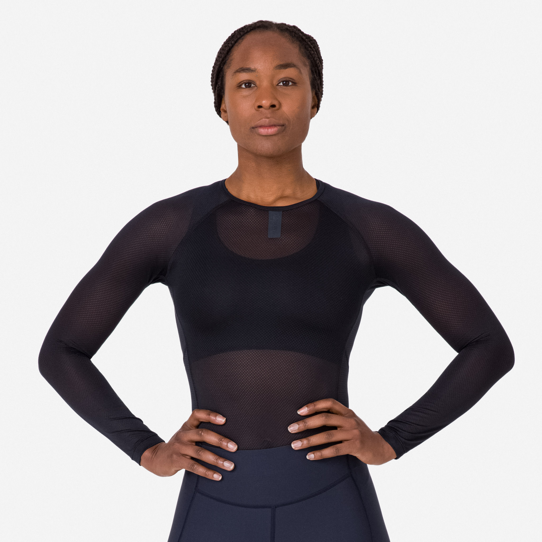 4651-Women-apos-s-Lightweight-Base-Layer-Long-Sleeve-Black-Black-3.jpg Women's Lightweight Base Layer - Long Sleeve Black / Black