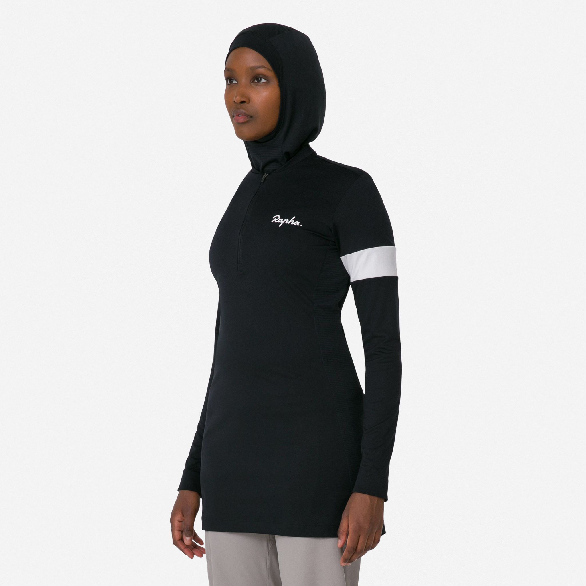 4658-Women-apos-s-Long-Jersey-Black-White-4.jpg Women's Long Jersey Black/White