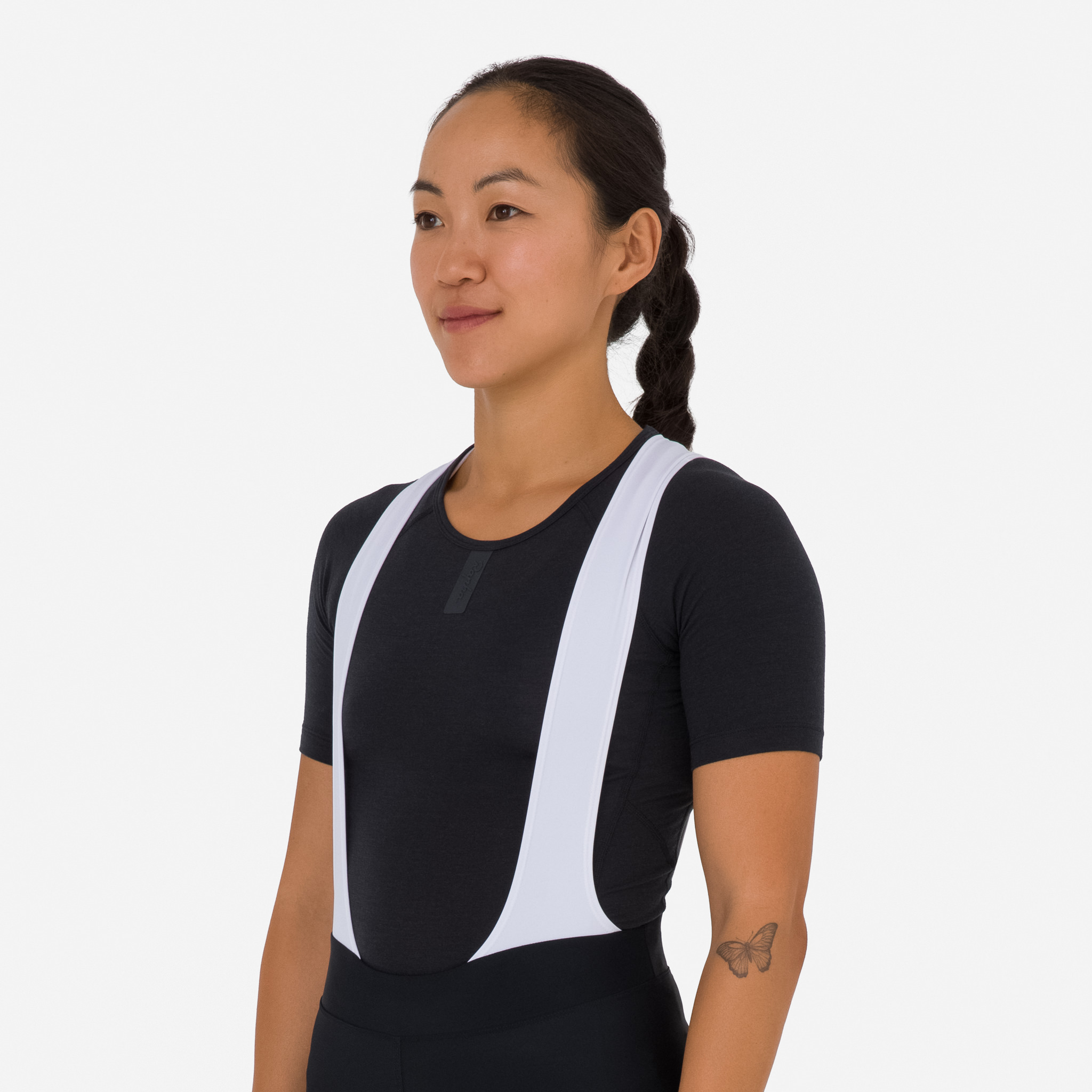 4733-Women-apos-s-Merino-Base-Layer-Short-Sleeve-Black-Black-4.jpg Women's Merino Base Layer - Short Sleeve Black/Black