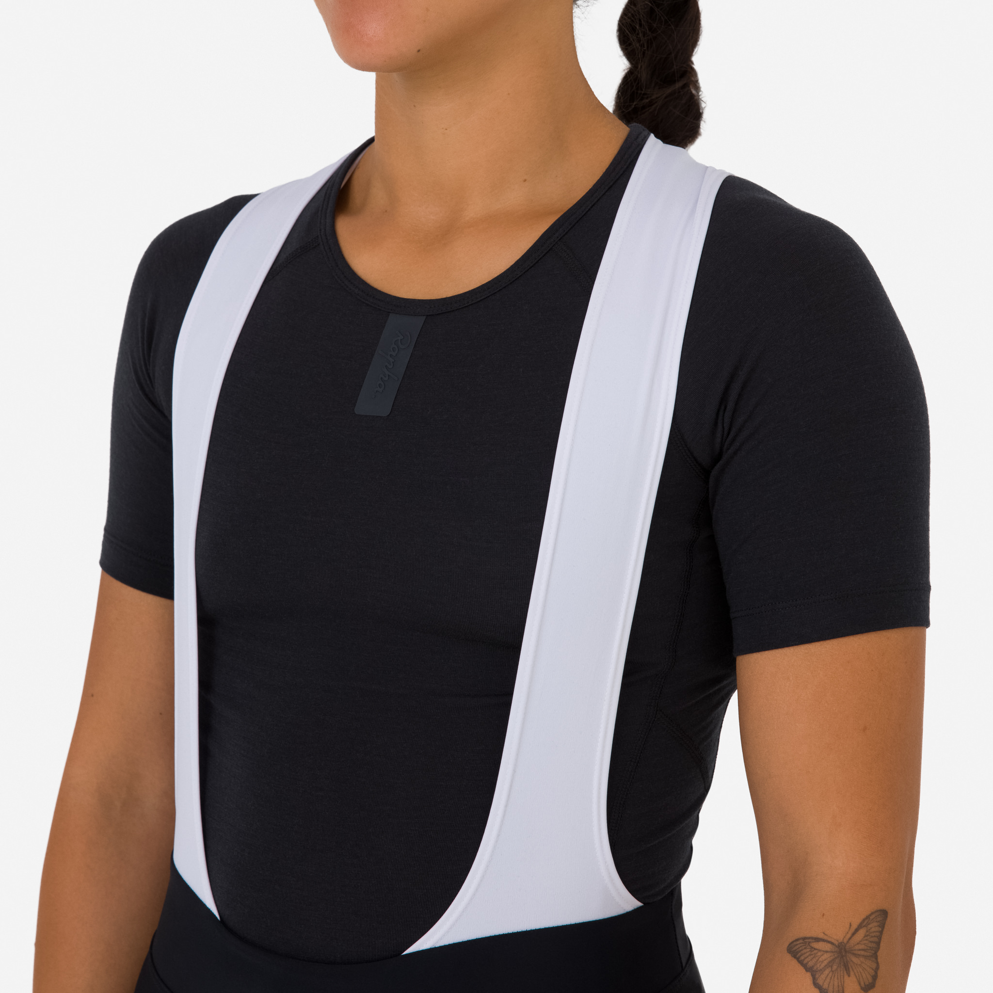 4733-Women-apos-s-Merino-Base-Layer-Short-Sleeve-Black-Black-5.jpg Women's Merino Base Layer - Short Sleeve Black/Black
