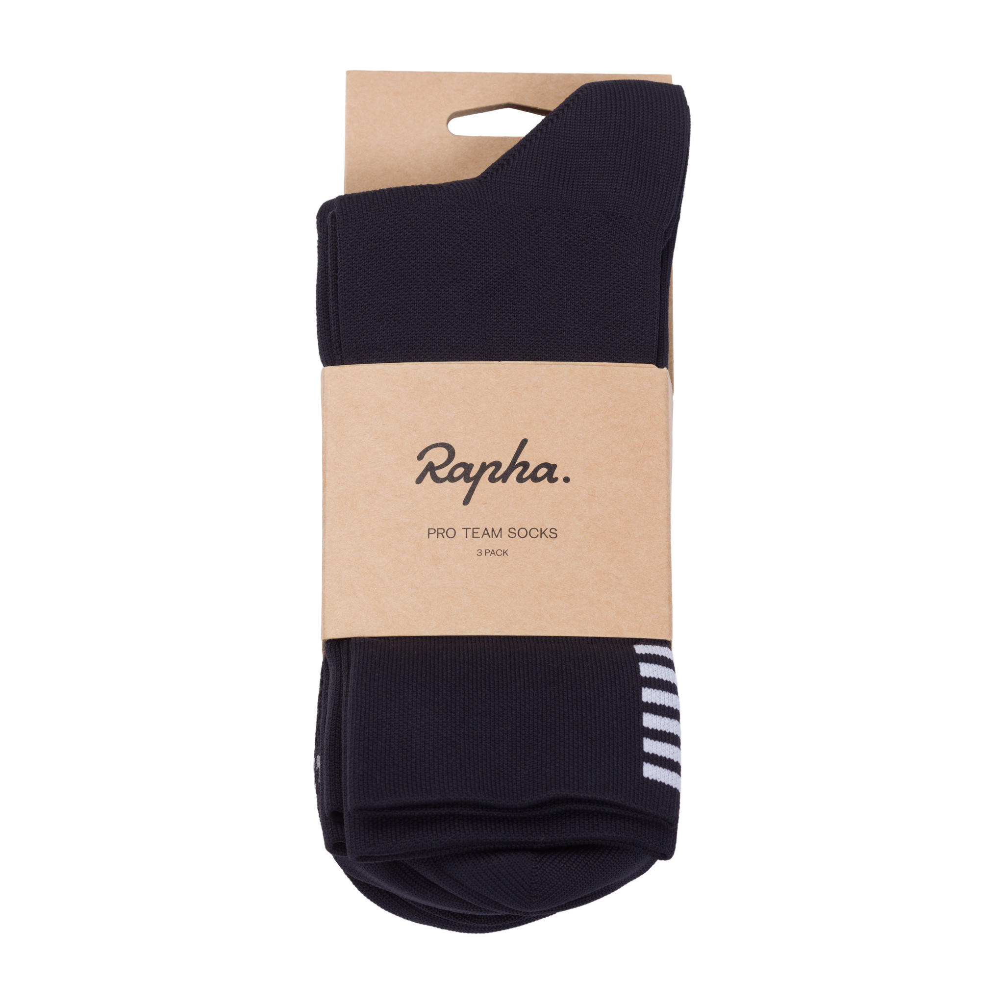 Pro Team Socks - Regular - 3 Pack Black/White