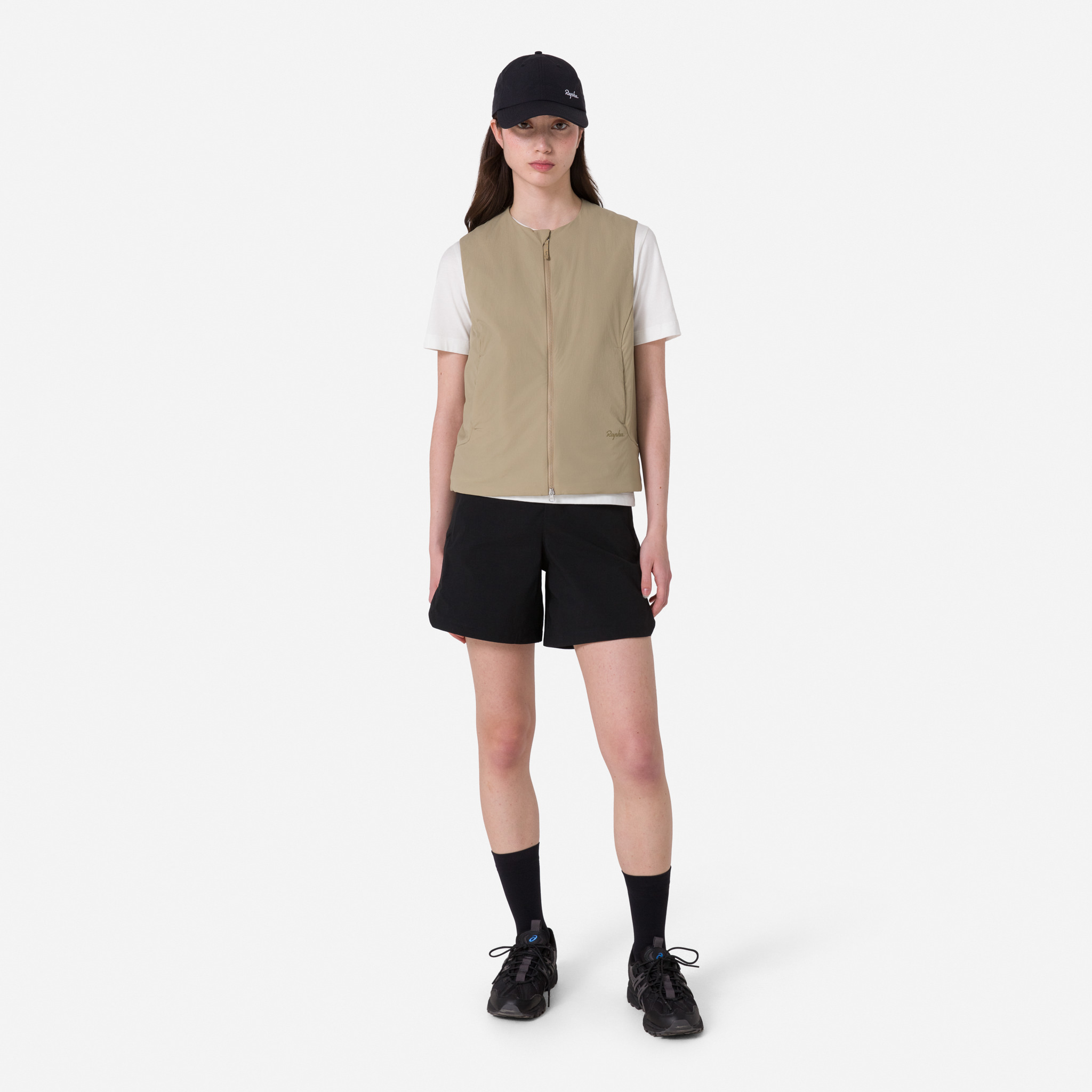 4968-Women-apos-s-Tech-Shorts-Black-Grey-6.jpg Women's Tech Shorts Black/Grey