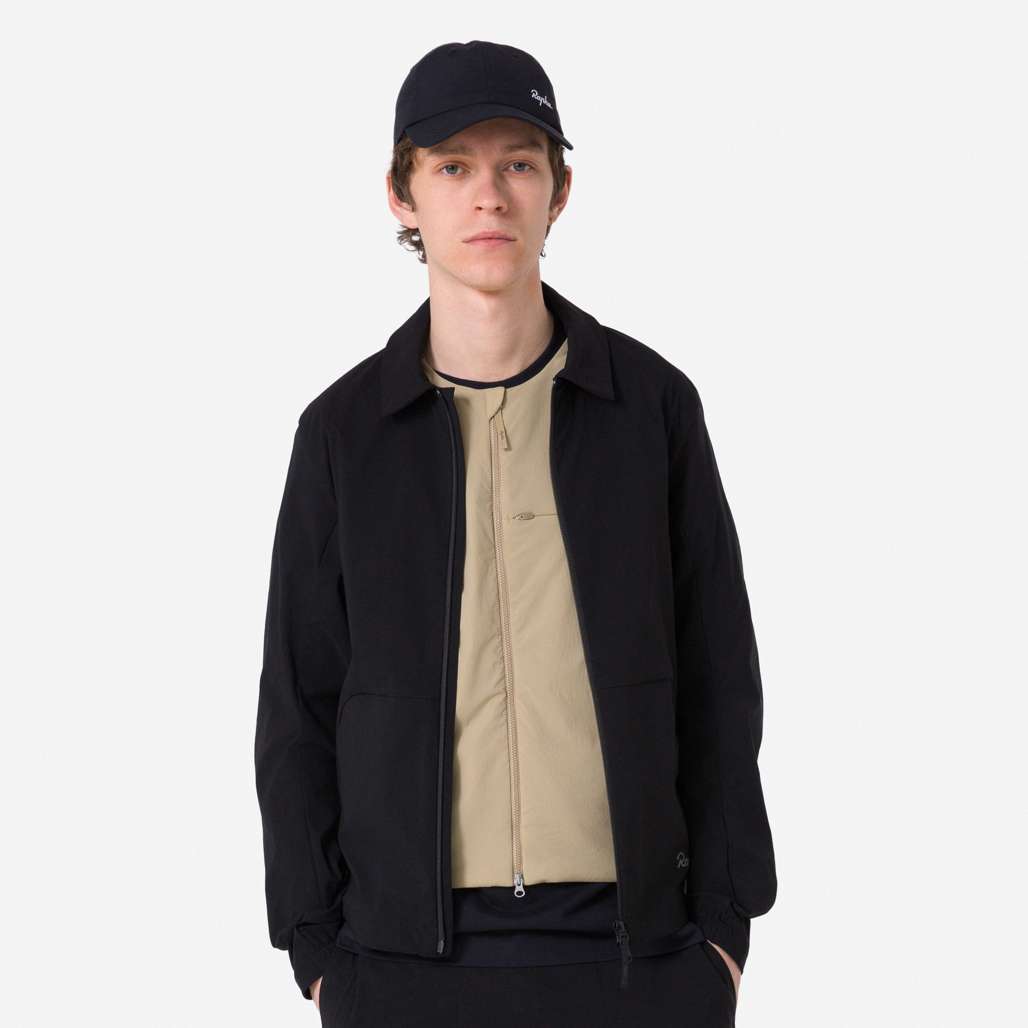 Men&apos;s Tech Collar Jacket Black/Grey