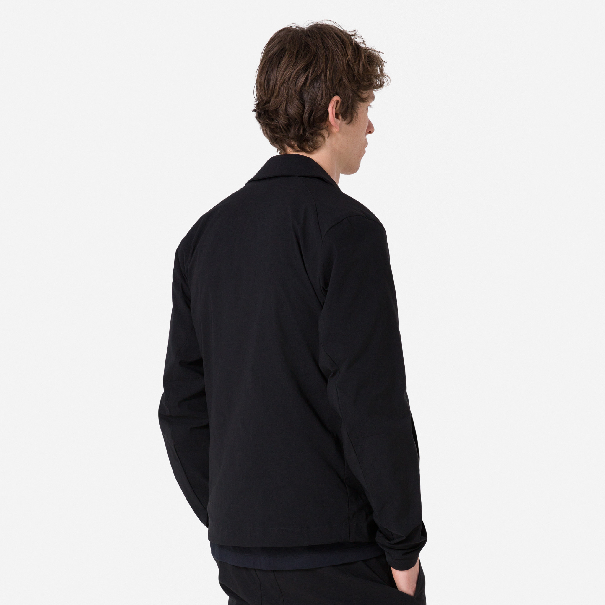 Men&apos;s Tech Collar Jacket Black/Grey