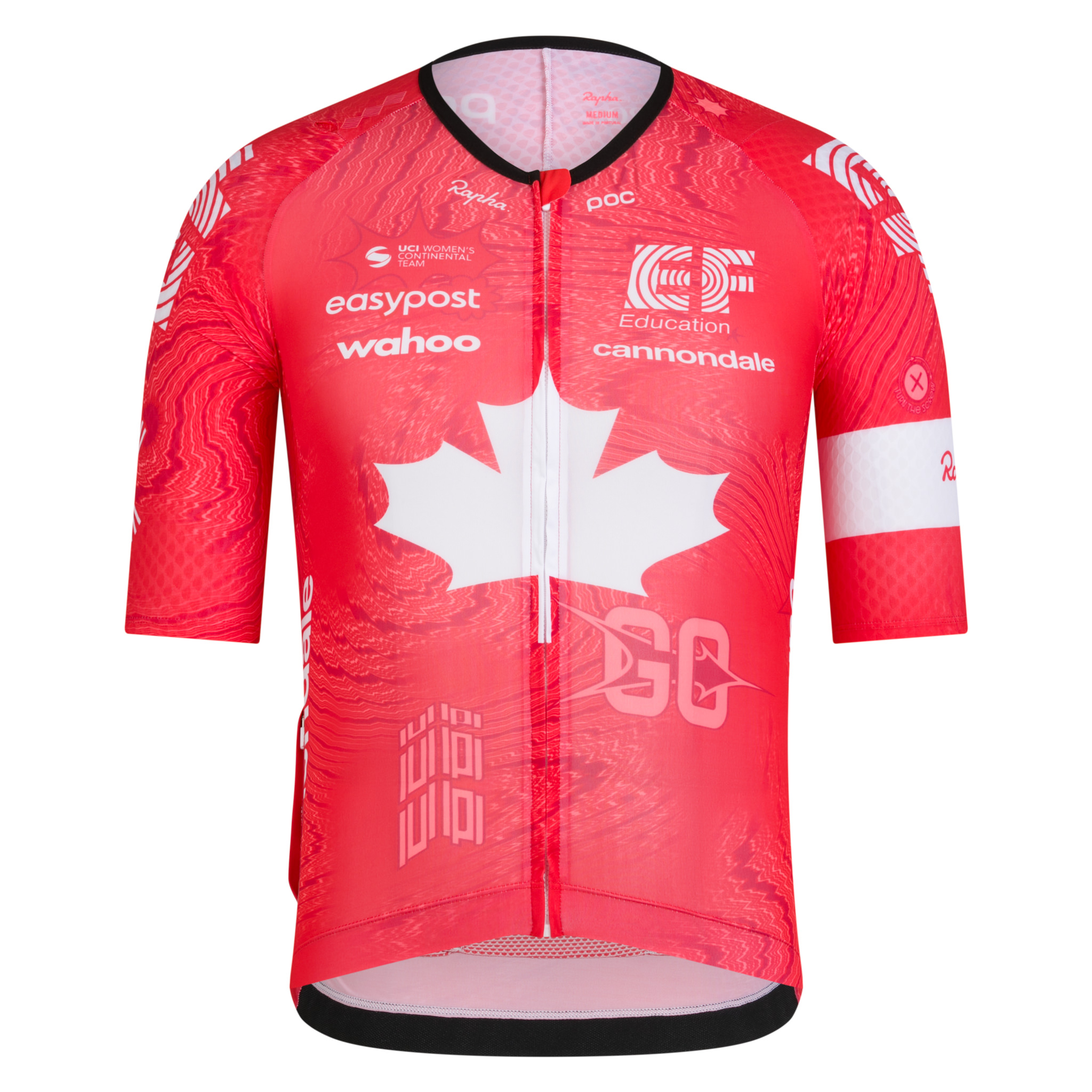 EF Men&apos;s Pro Team Aero Jersey - Canada Multicolour