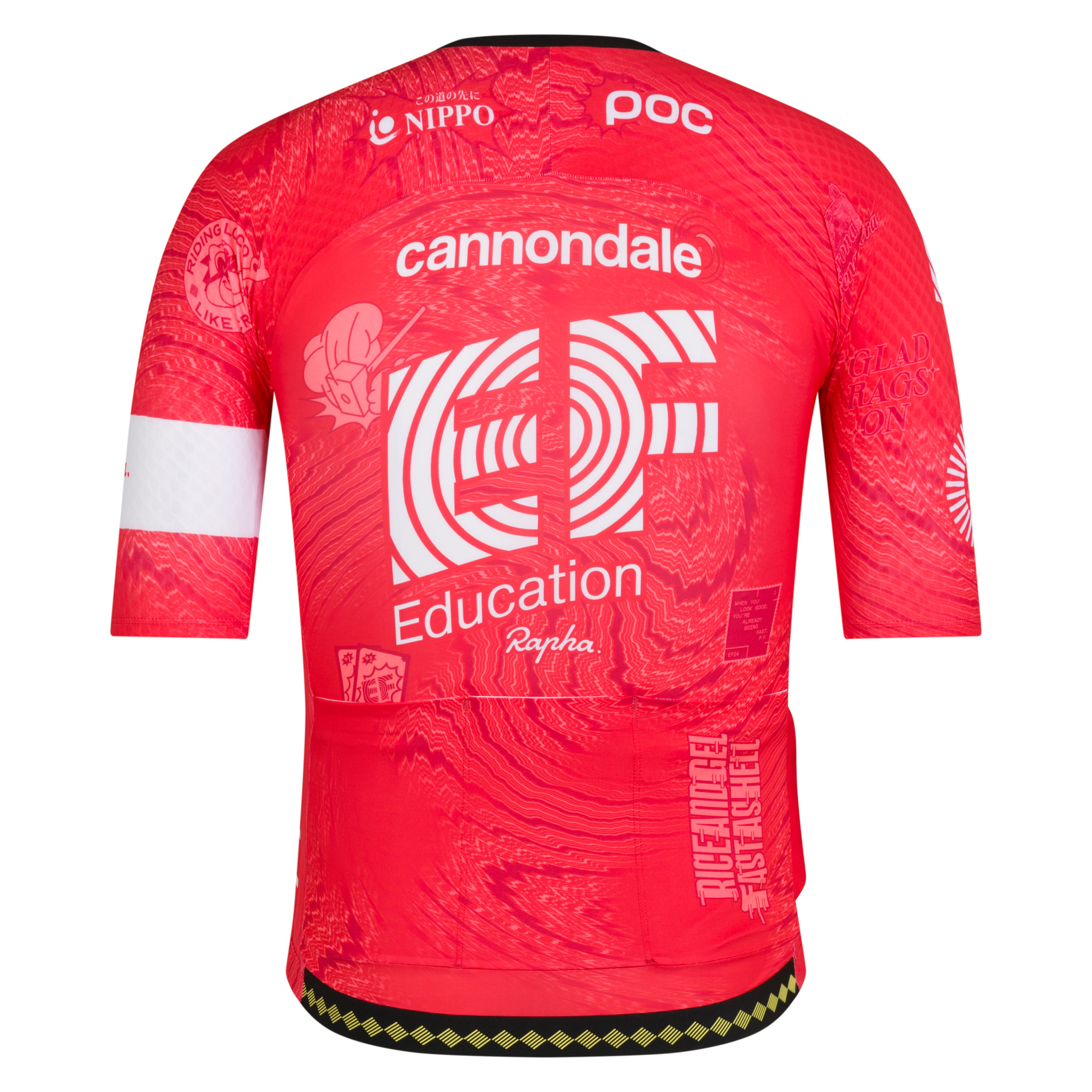 EF Men&apos;s Pro Team Aero Jersey - Canada Multicolour