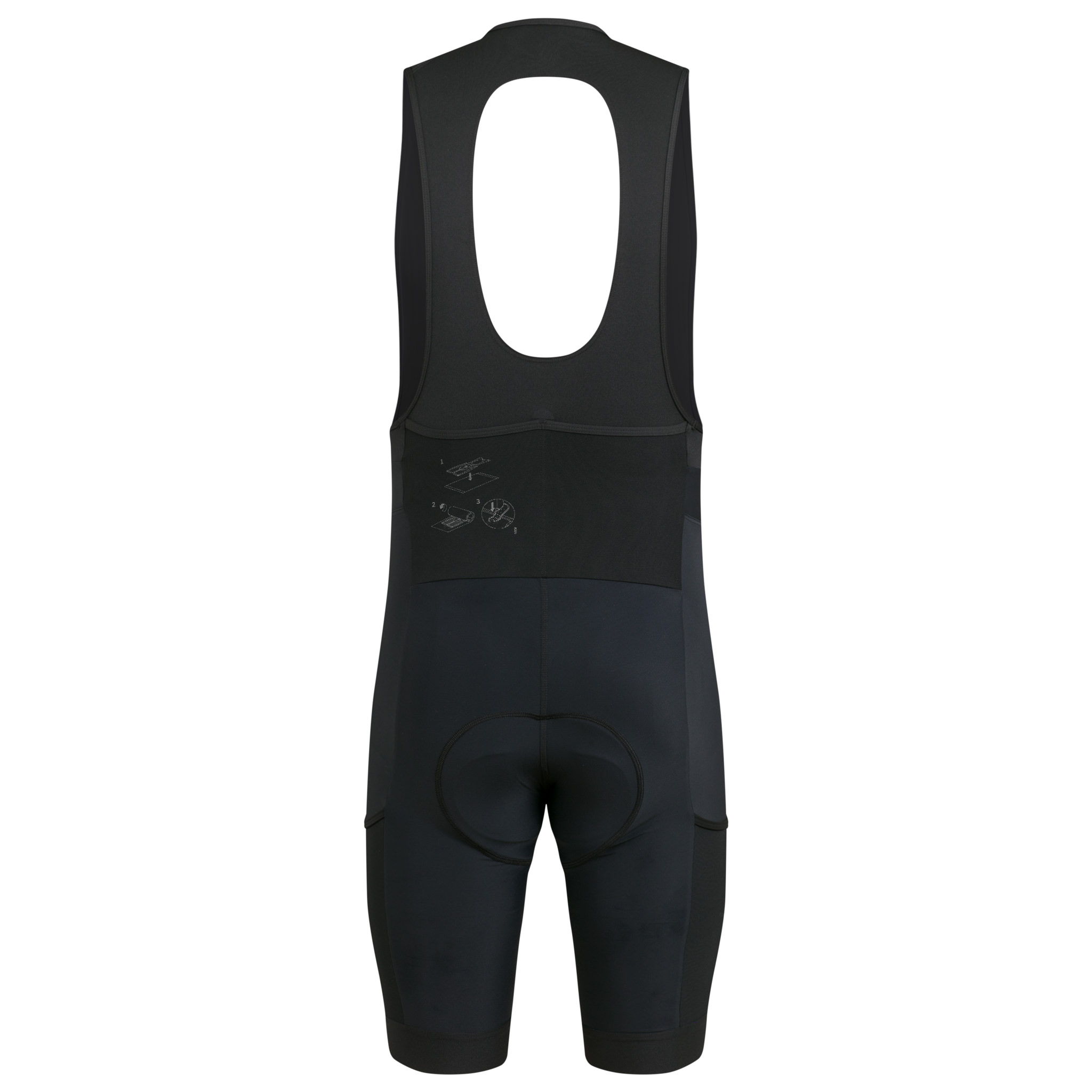 Men&apos;s Core Cargo Bib Shorts Black/Black