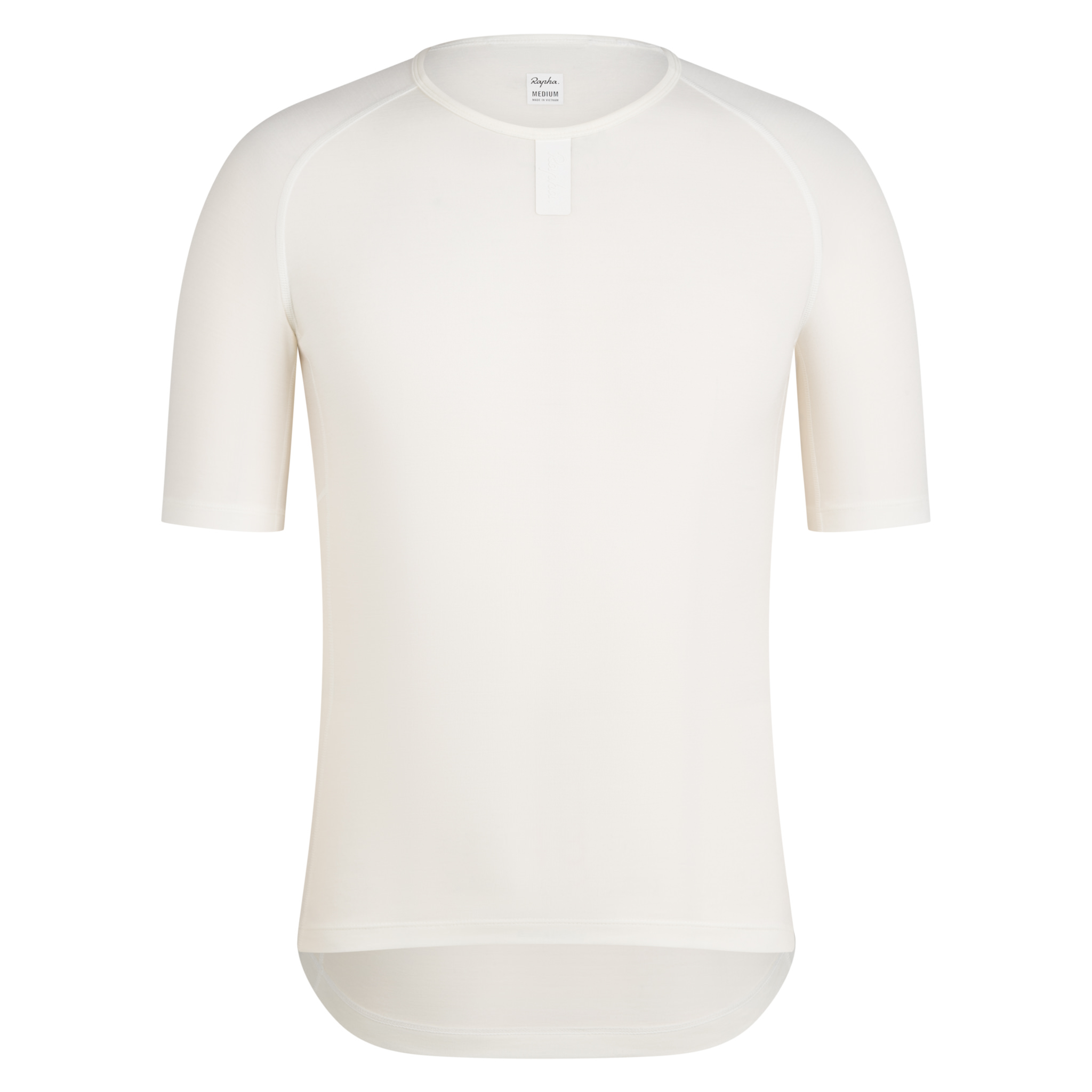 Merino Base Layer - Short Sleeve Cream/White