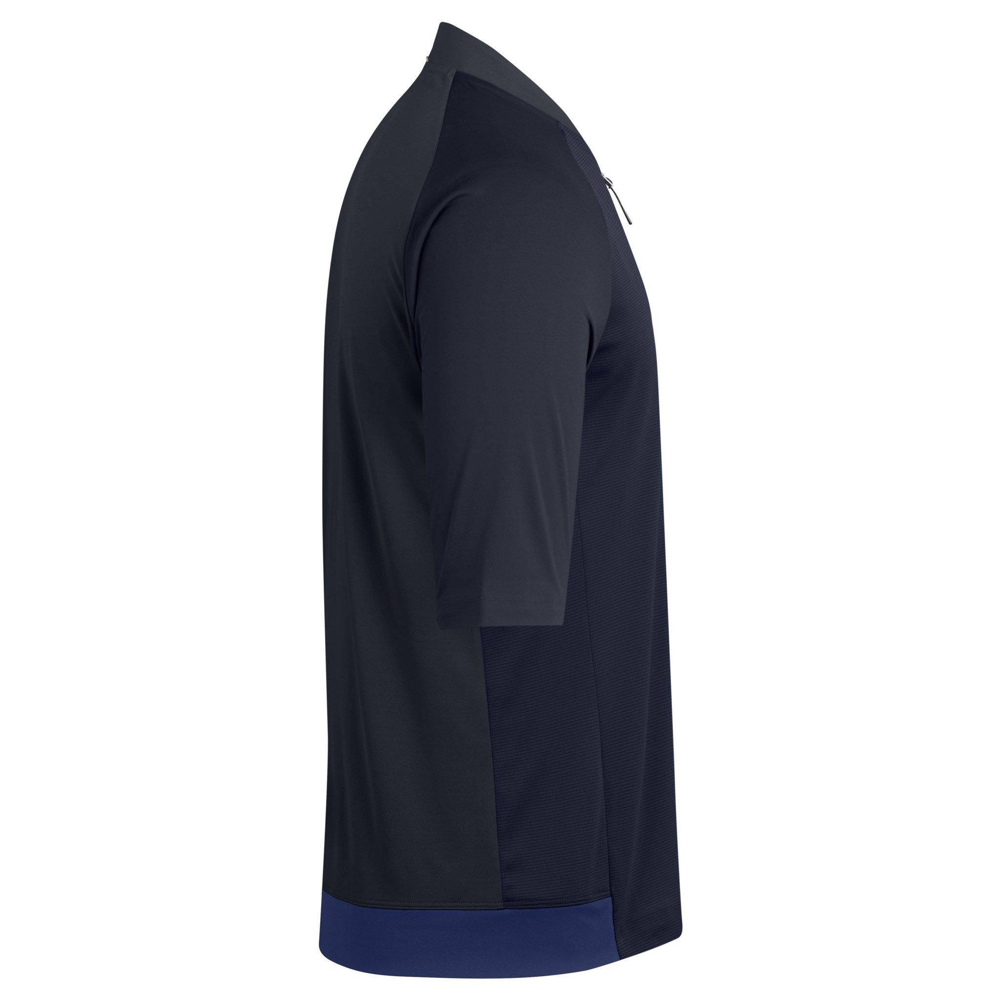 5248-Men-apos-s-Explore-Zip-Neck-Technical-T-shirt-Dark-Navy-Off-White-4.jpg Men's Explore Zip Neck Technical T-shirt Dark Navy/Off-White