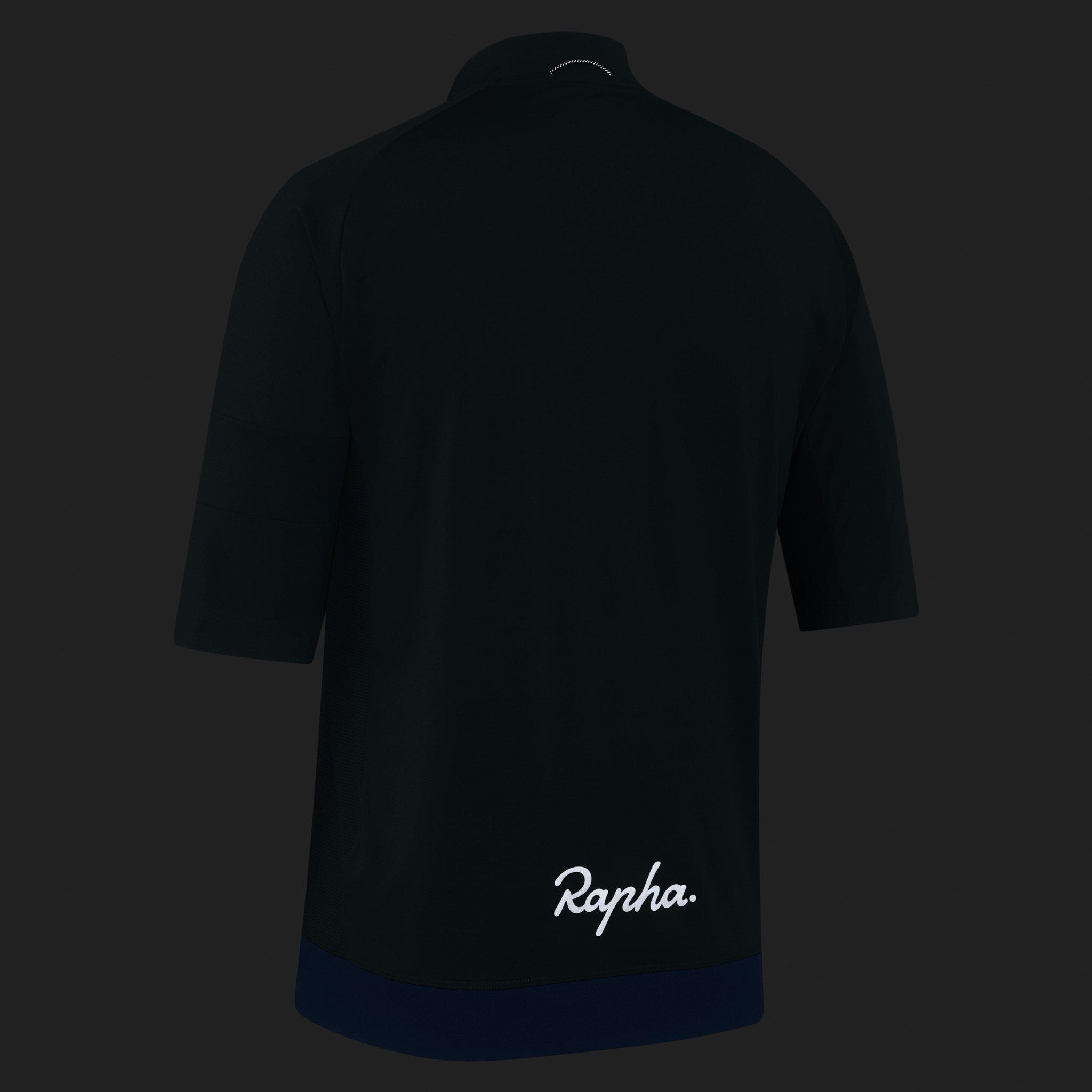 5248-Men-apos-s-Explore-Zip-Neck-Technical-T-shirt-Dark-Navy-Off-White-6.jpg Men's Explore Zip Neck Technical T-shirt Dark Navy/Off-White