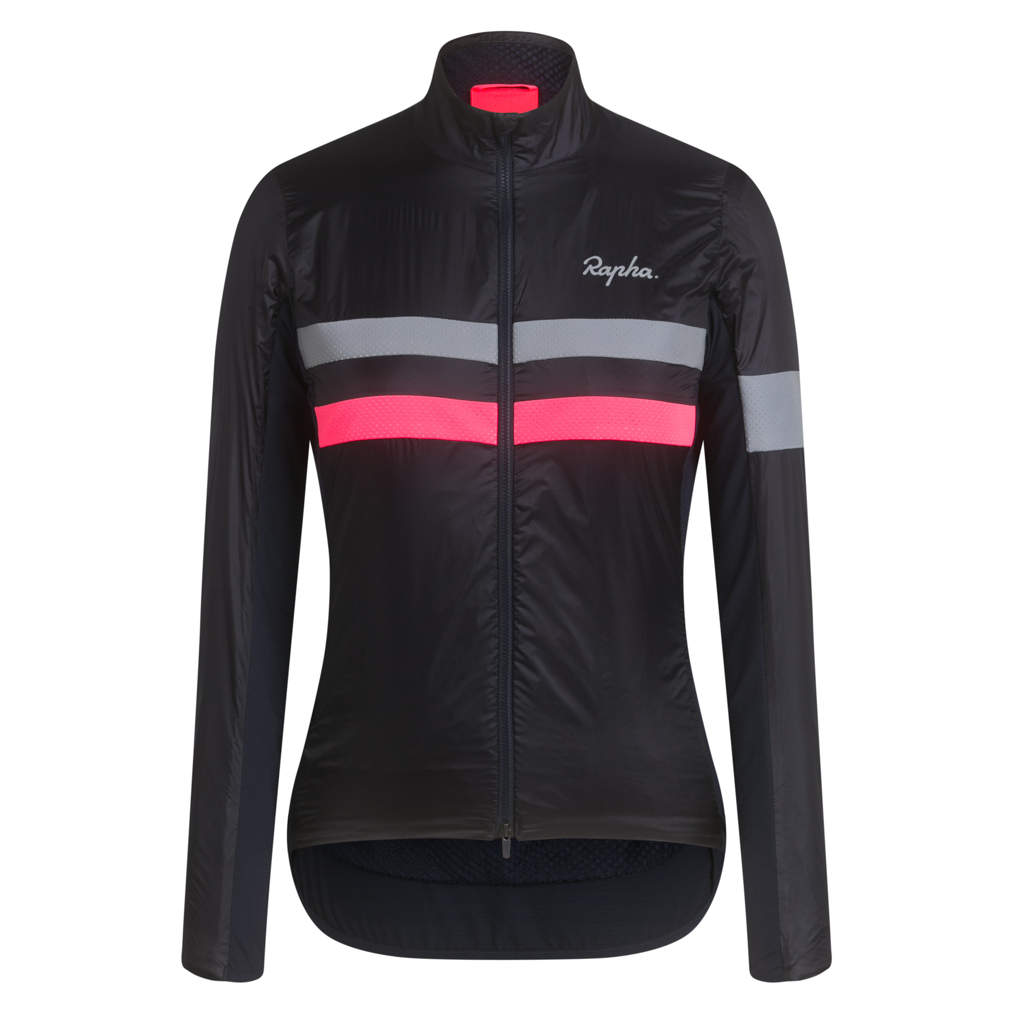 Women&apos;s Brevet Insulated Jacket Dark Navy/High-Vis Pink/White
