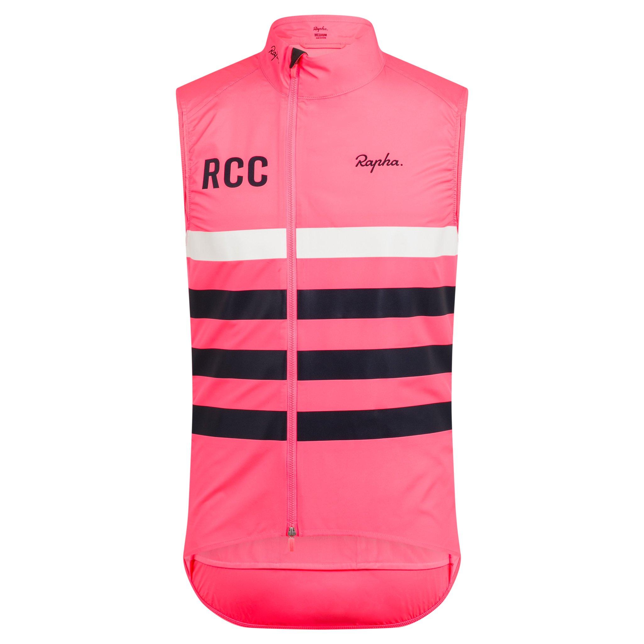 Men&apos;s RCC Brevet Lightweight Gilet High-Vis Pink
