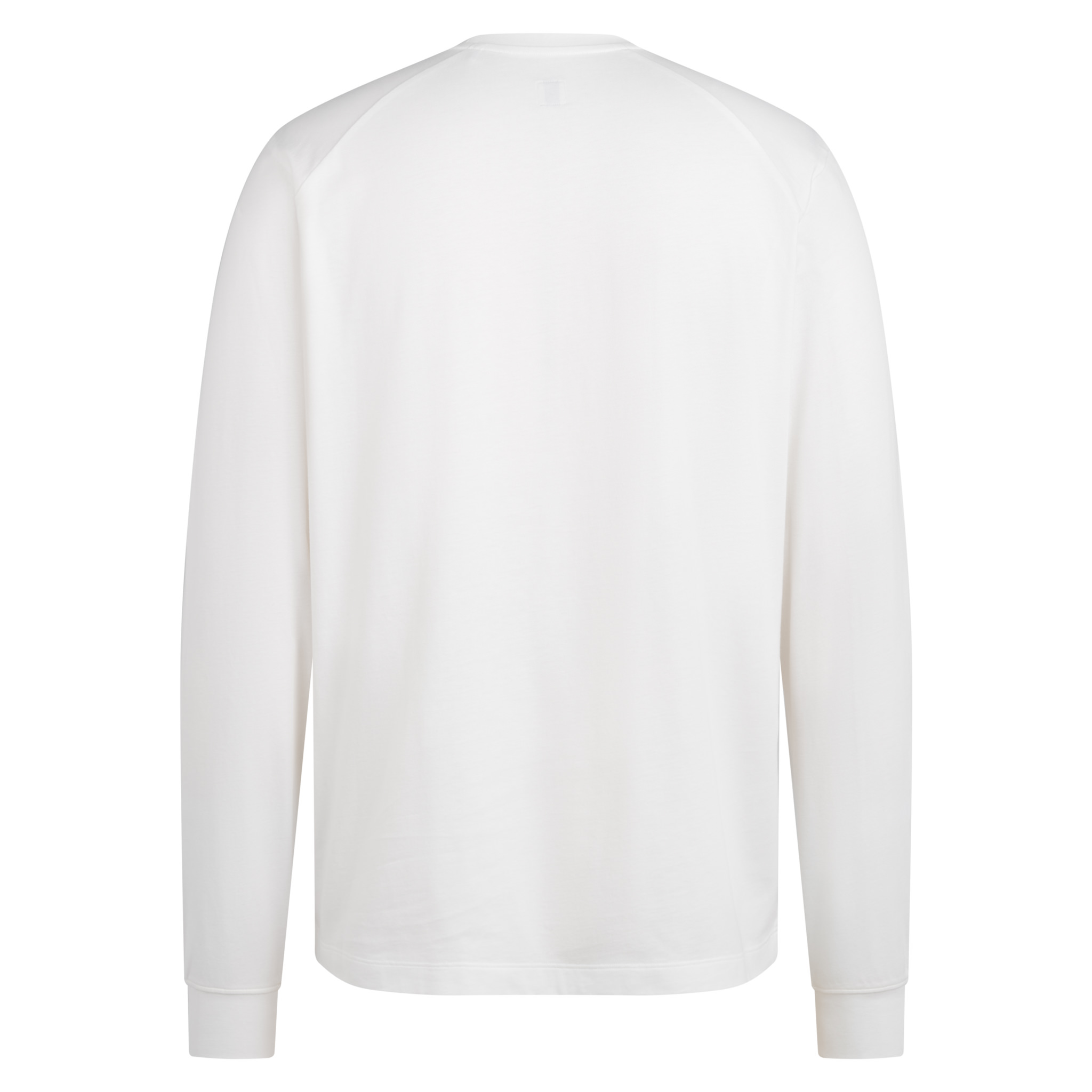 5290-Men-apos-s-Long-Sleeve-Cotton-T-Shirt-White-Light-Grey-6.jpg Men's Long Sleeve Cotton T-Shirt White/Light Grey