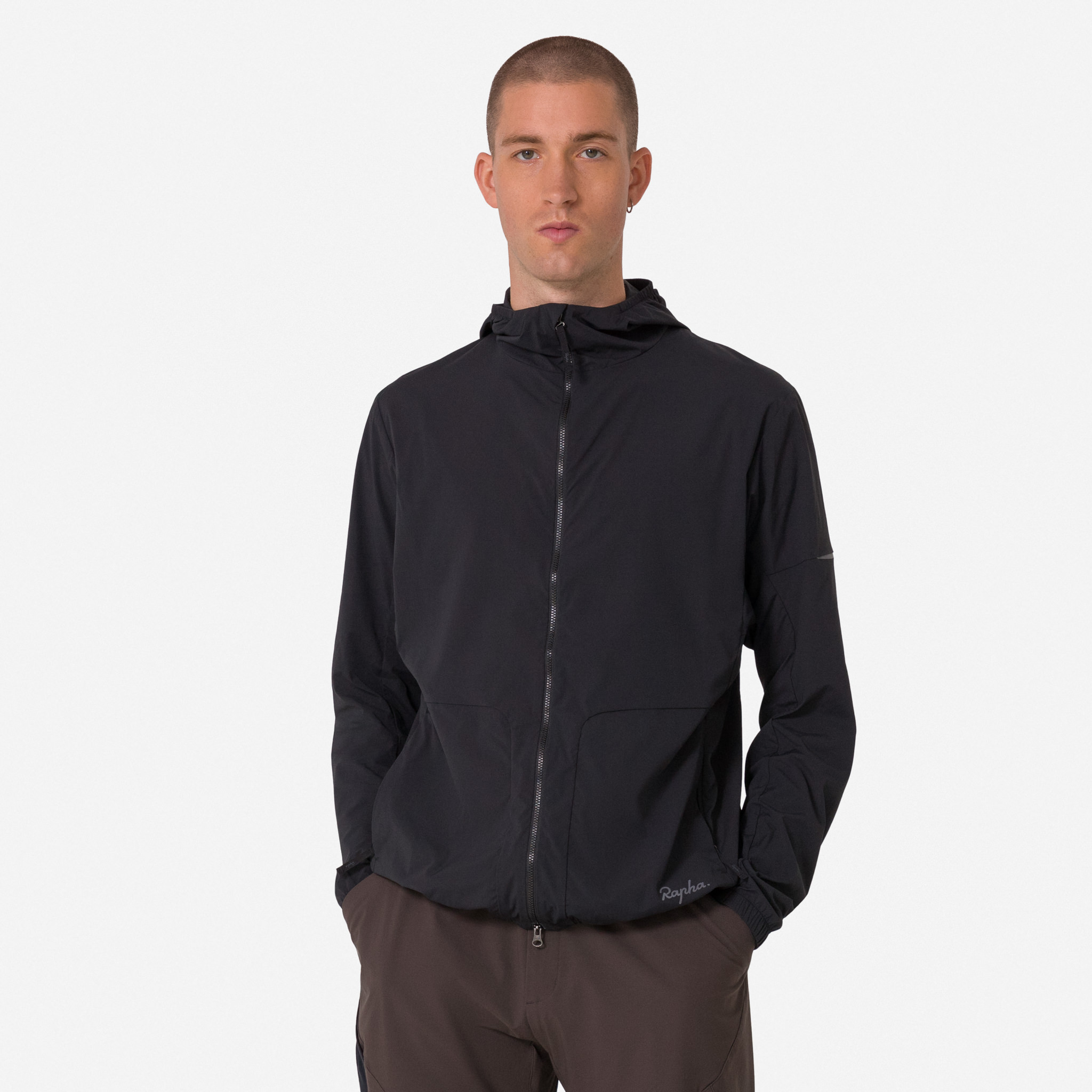 Men&apos;s Wind Jacket Black/Grey