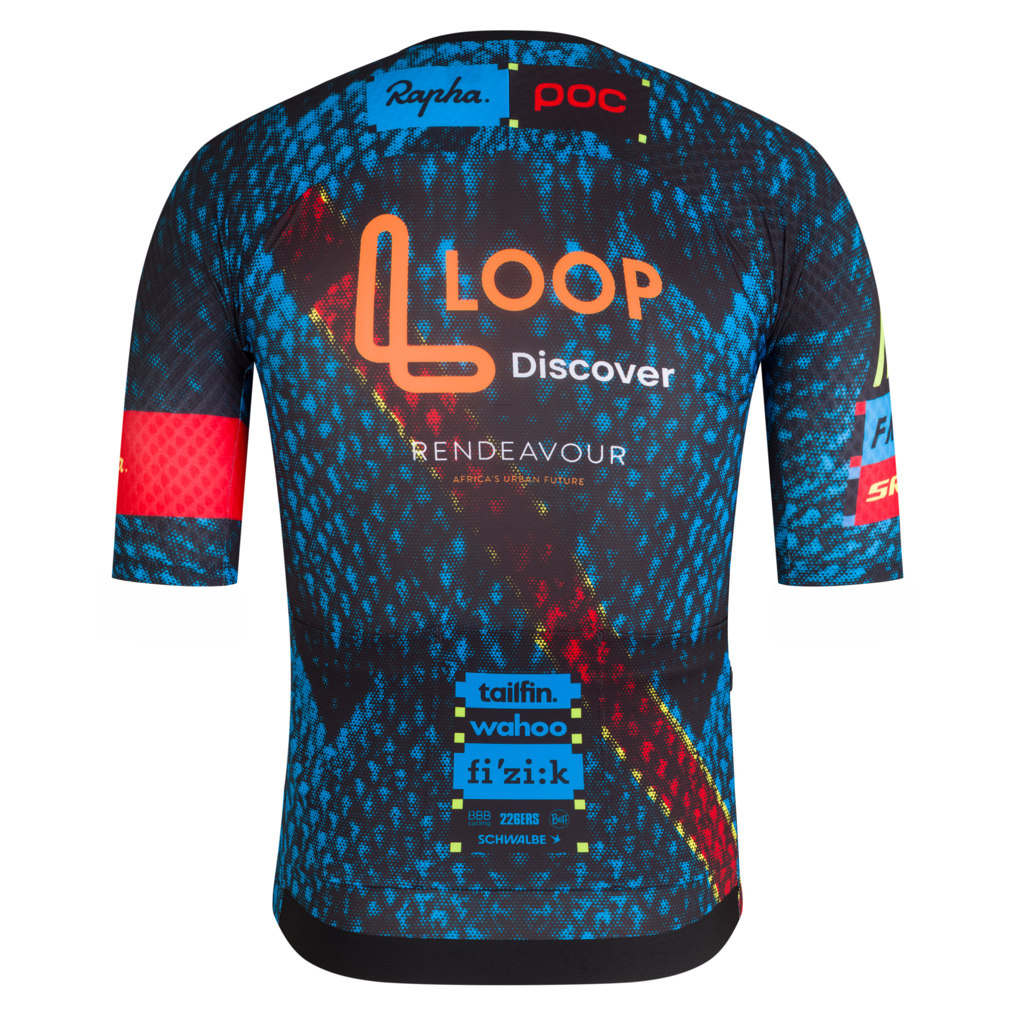 AMANI BM Men&apos;s Pro Team Aero Jersey - DRC Multicolour