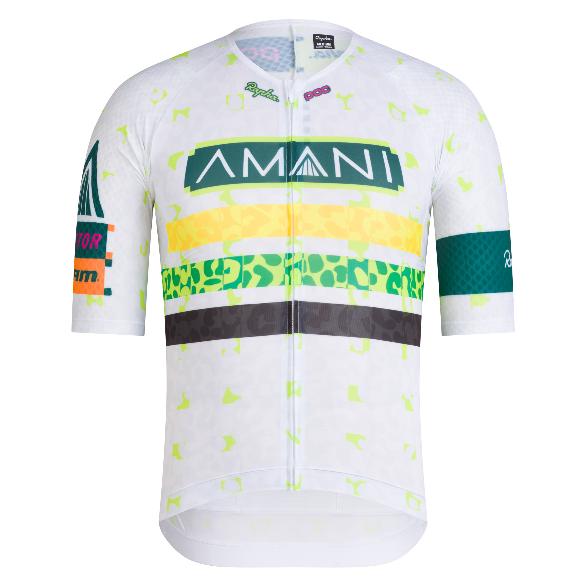 AMANI Men&apos;s Pro Team Aero Jersey - African TT Multicolour