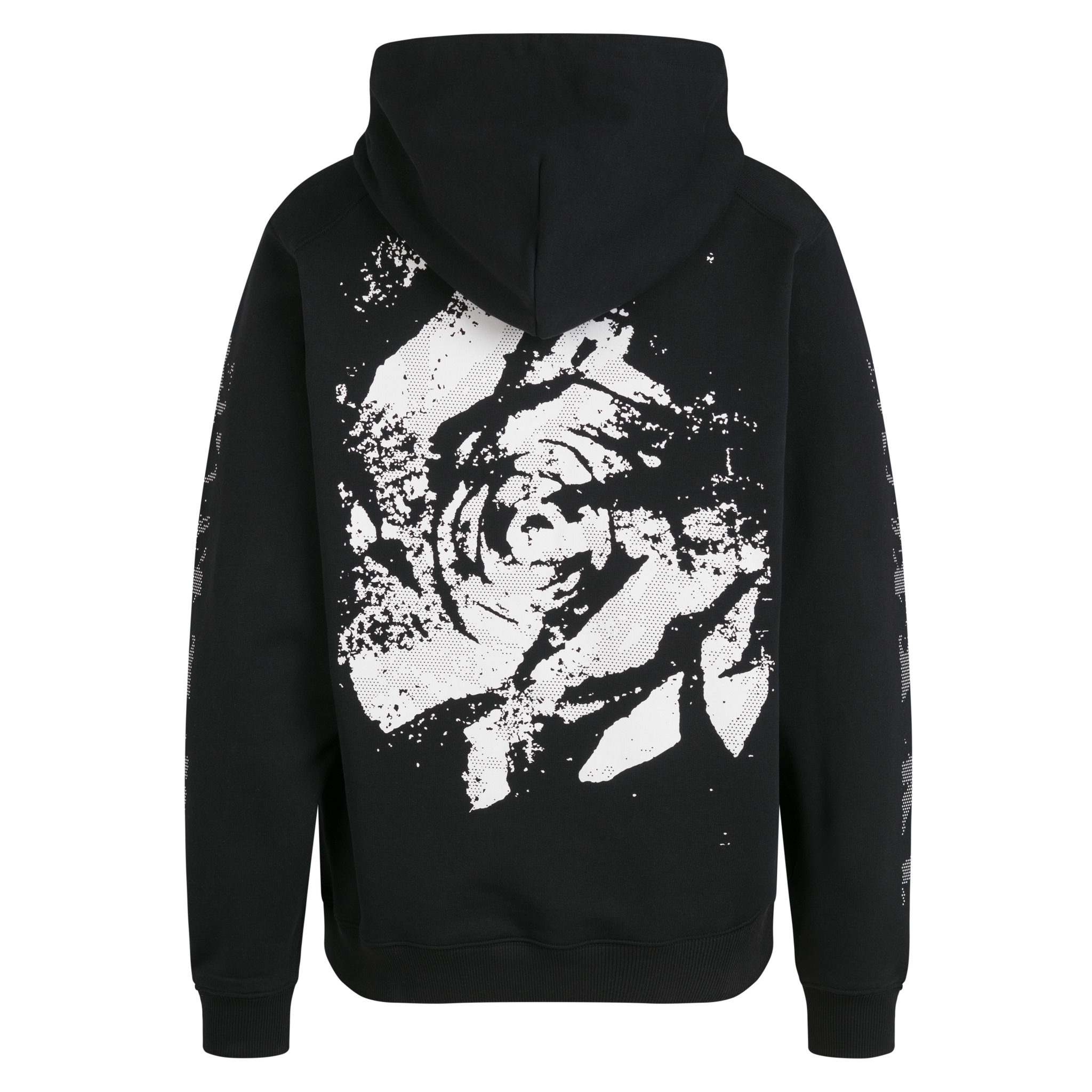 Men&apos;s Cotton Hoodie - Trail Print Multicolour