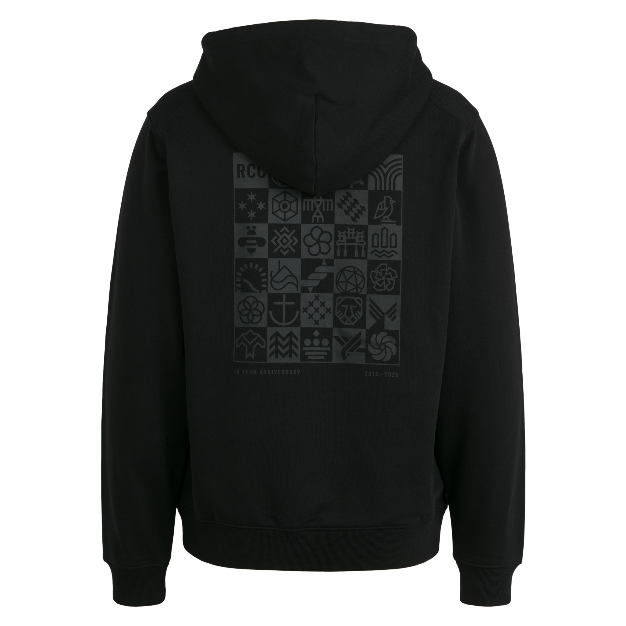 RCC 10 Men&apos;s Zip Hoodie Black